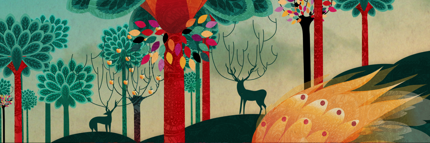 <small>Oiseau de feu</small> motif créé par Alexandra Petracchi