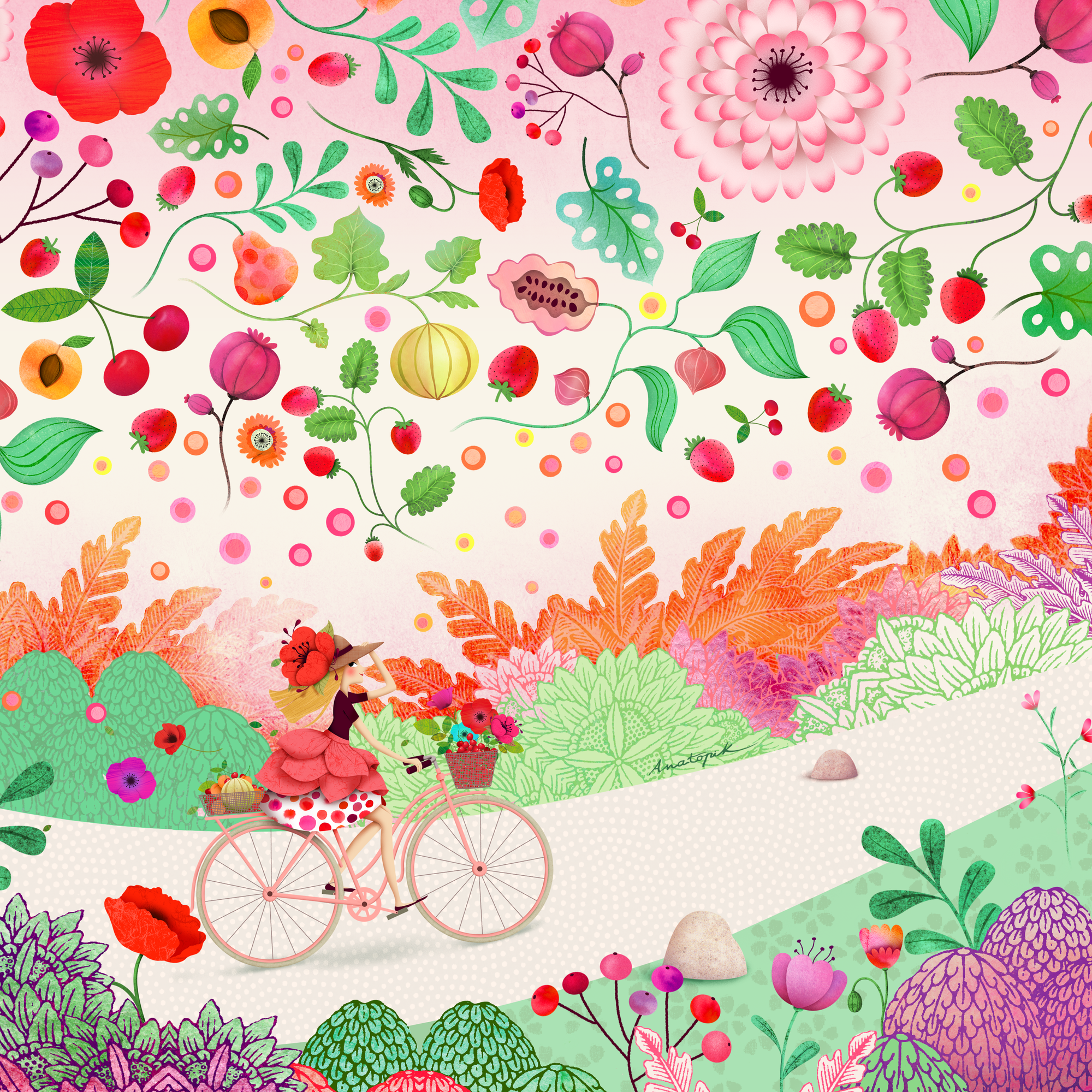 <small>Elixir d'été</small> motif créé par Marie Desbons