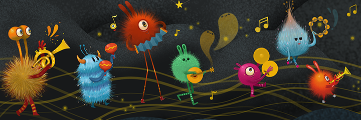 <small>Little Monster</small> motif créé par Julien Canavezes