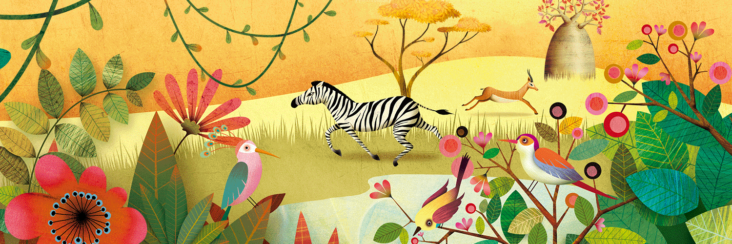 <small>Safari</small> motif créé par Marie Desbons