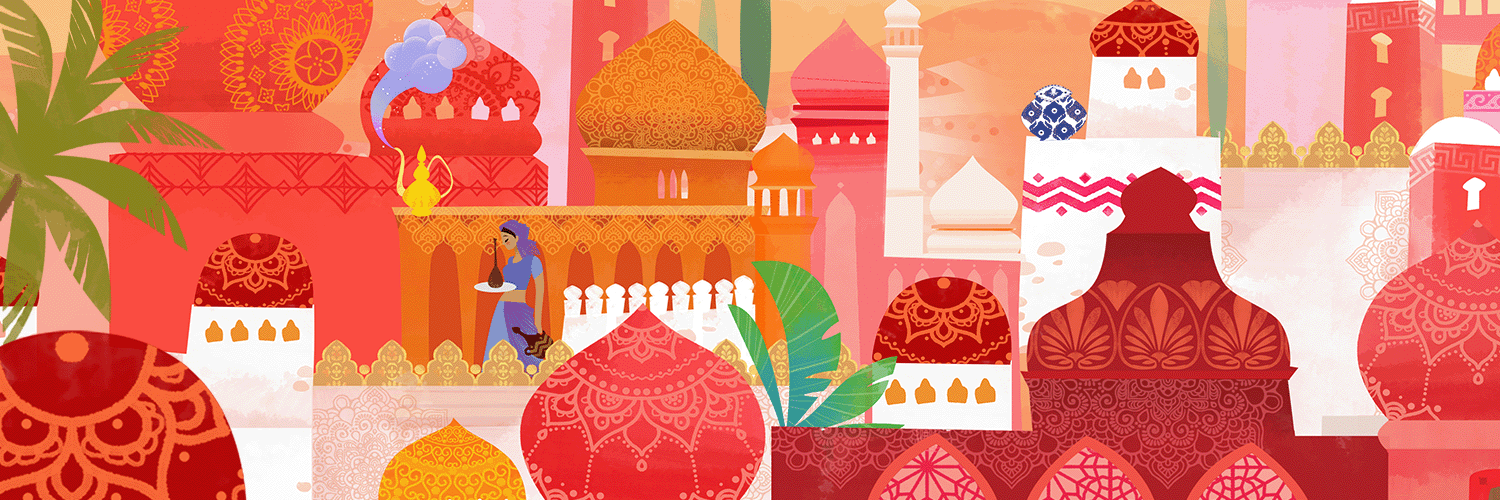<small>Aladin</small> motif créé par Marie-Rose Boisson