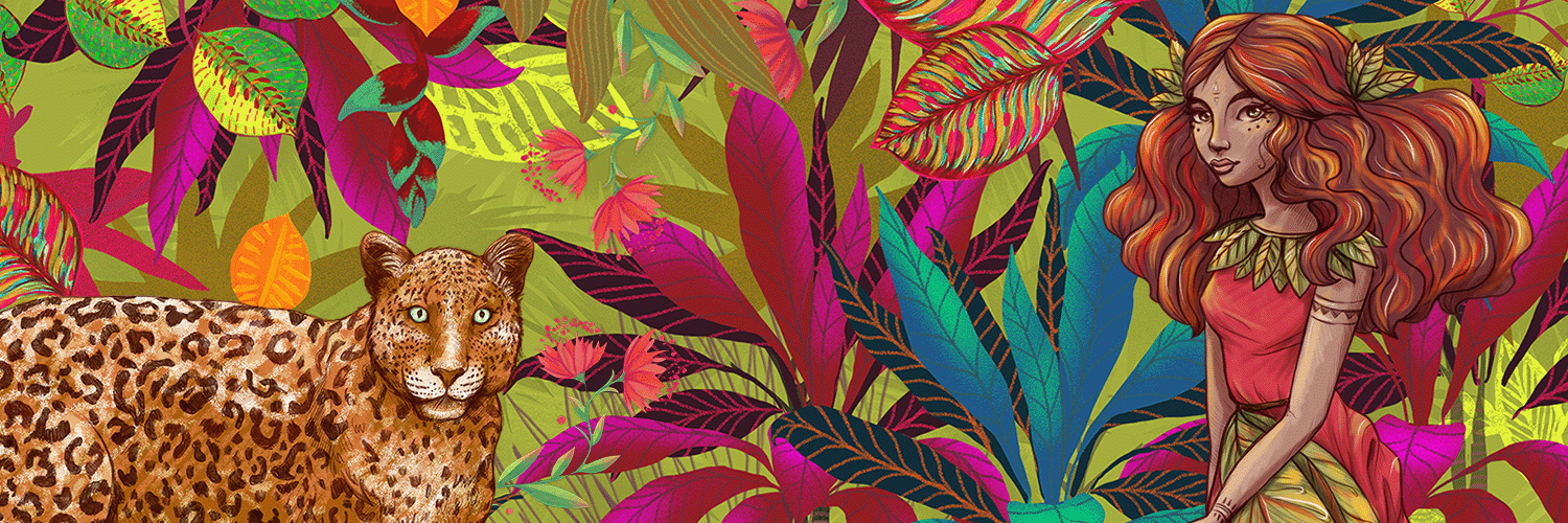 <small>Amazone</small> motif créé par Sandrine Fourrier