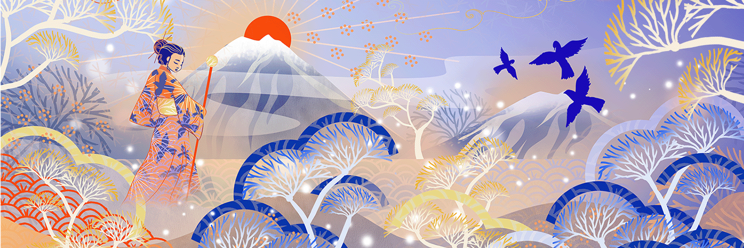 <small>Fuji</small> motif créé par Anna Ziliz