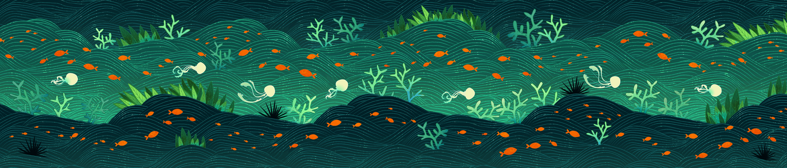 <small>Sirène</small> motif créé par Anne-Marie Hugot