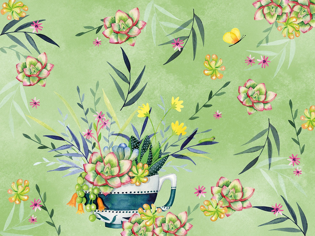 <small>Succulentes</small> motif créé par Ipiapia