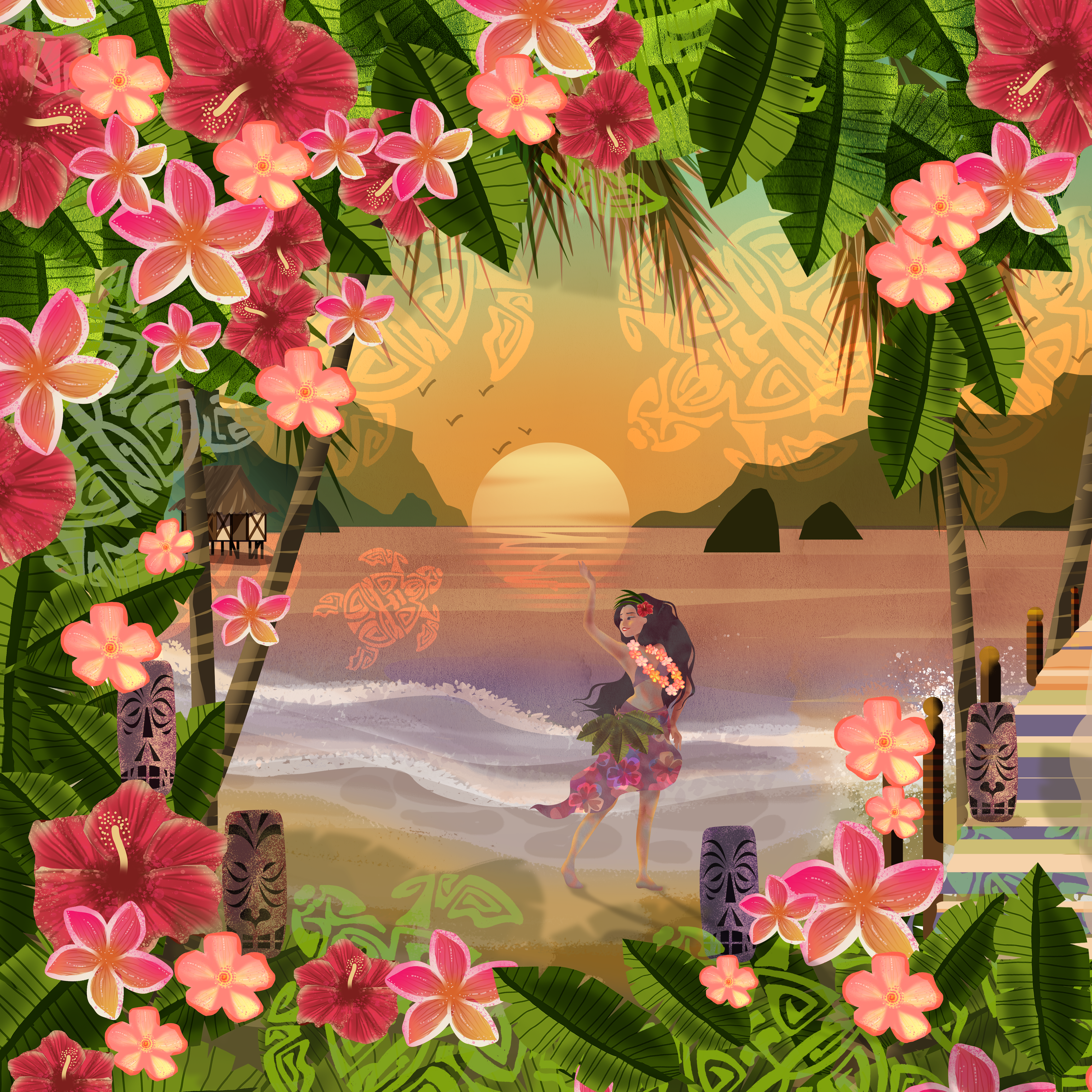 <small>Tiki</small> motif créé par Anna Ziliz