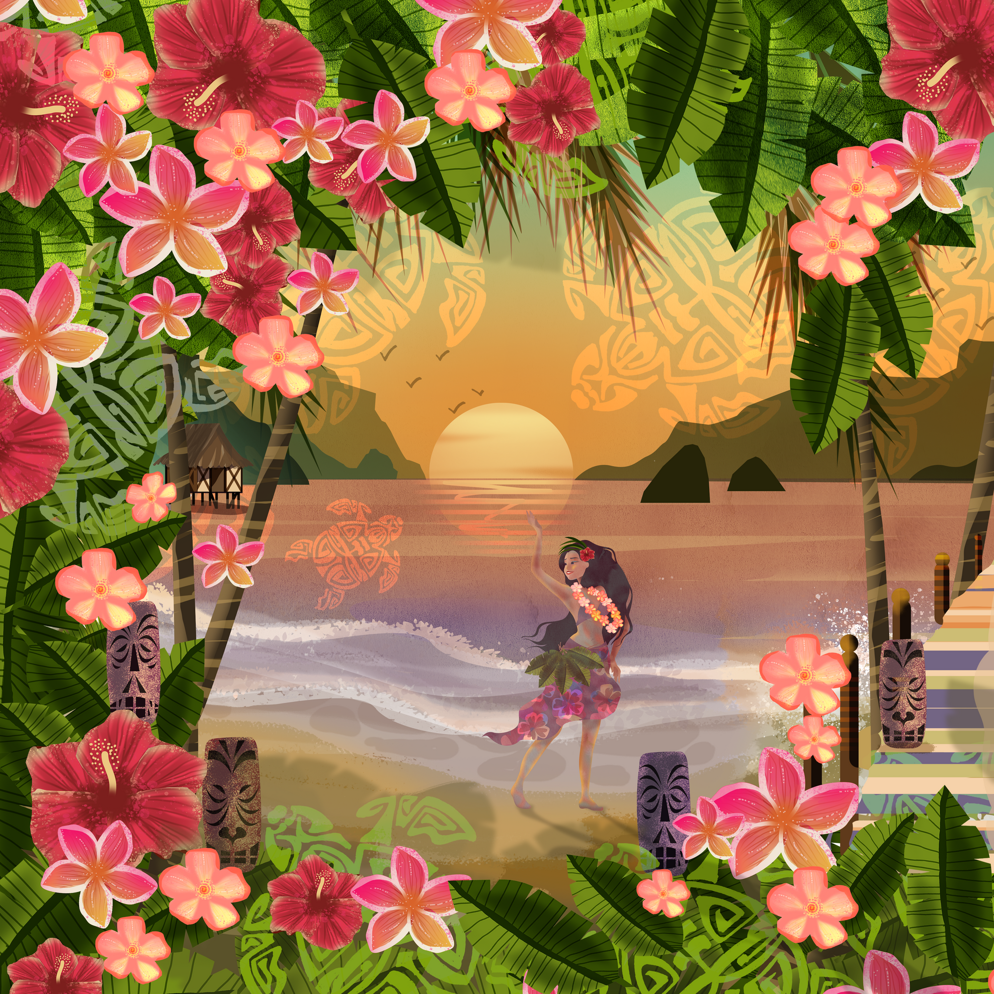 <small>Tiki</small> motif créé par Anna Ziliz