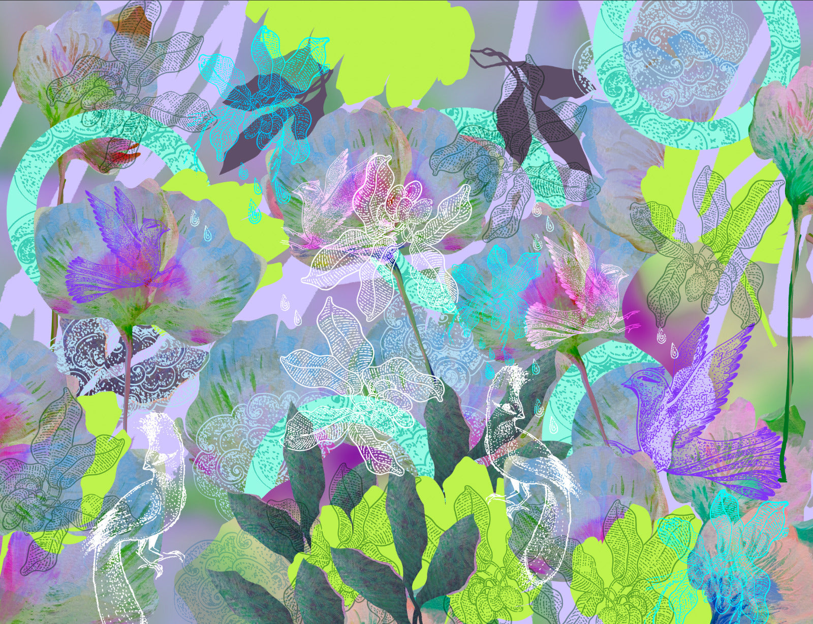 <small>Touraco</small> motif créé par Anna Ziliz