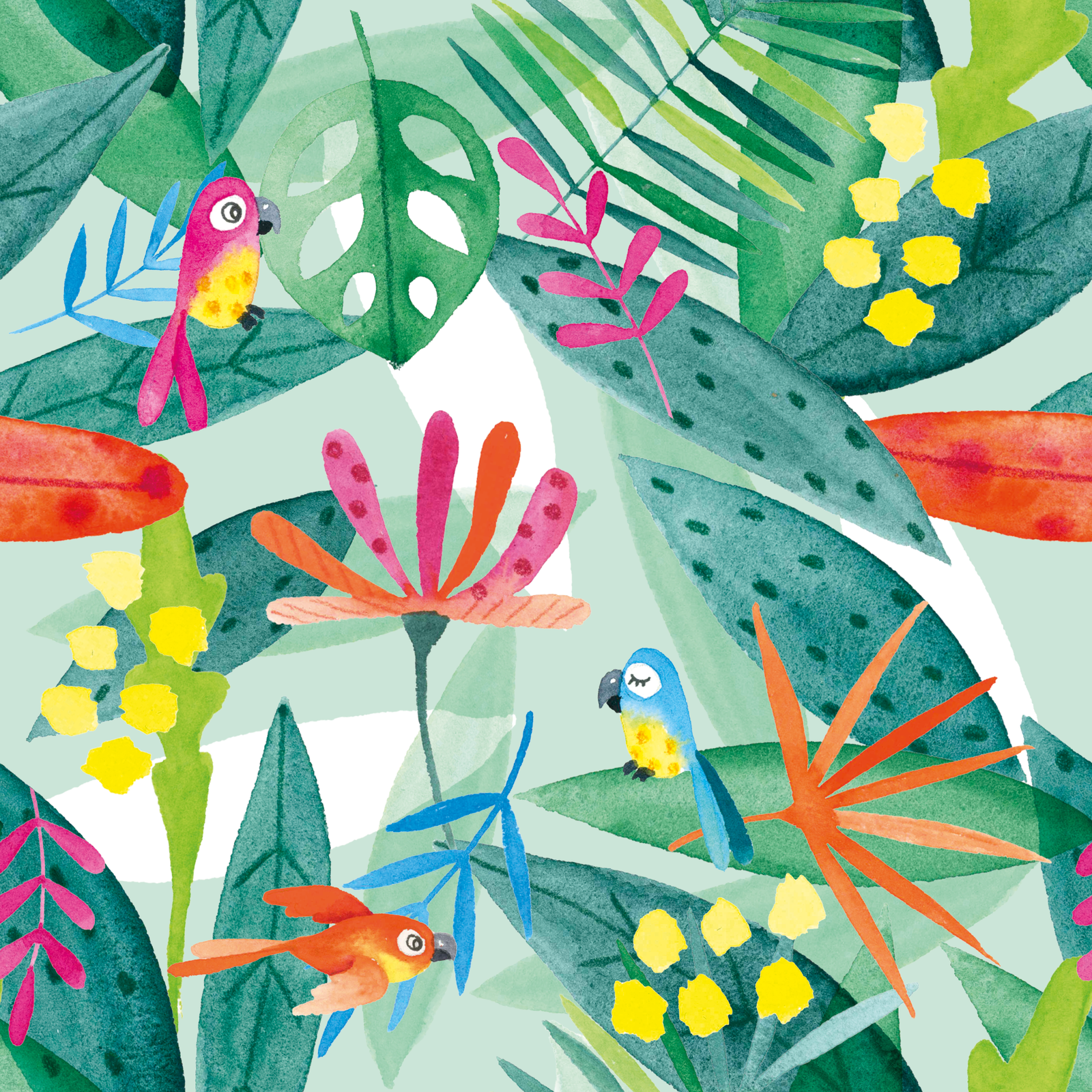 <small>Perroquets</small> motif créé par Ipiapia