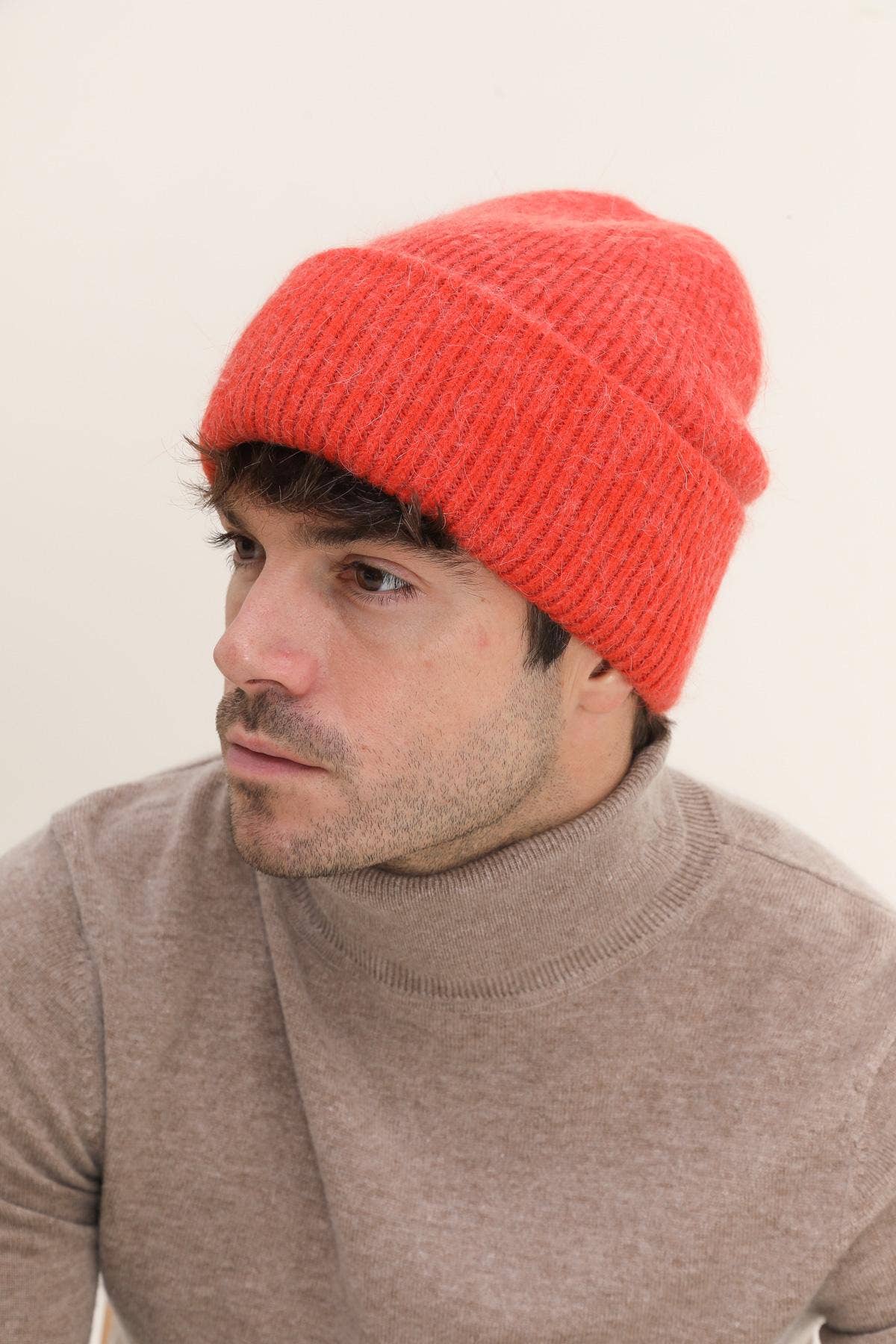 Bonnet Classique uni en Angora