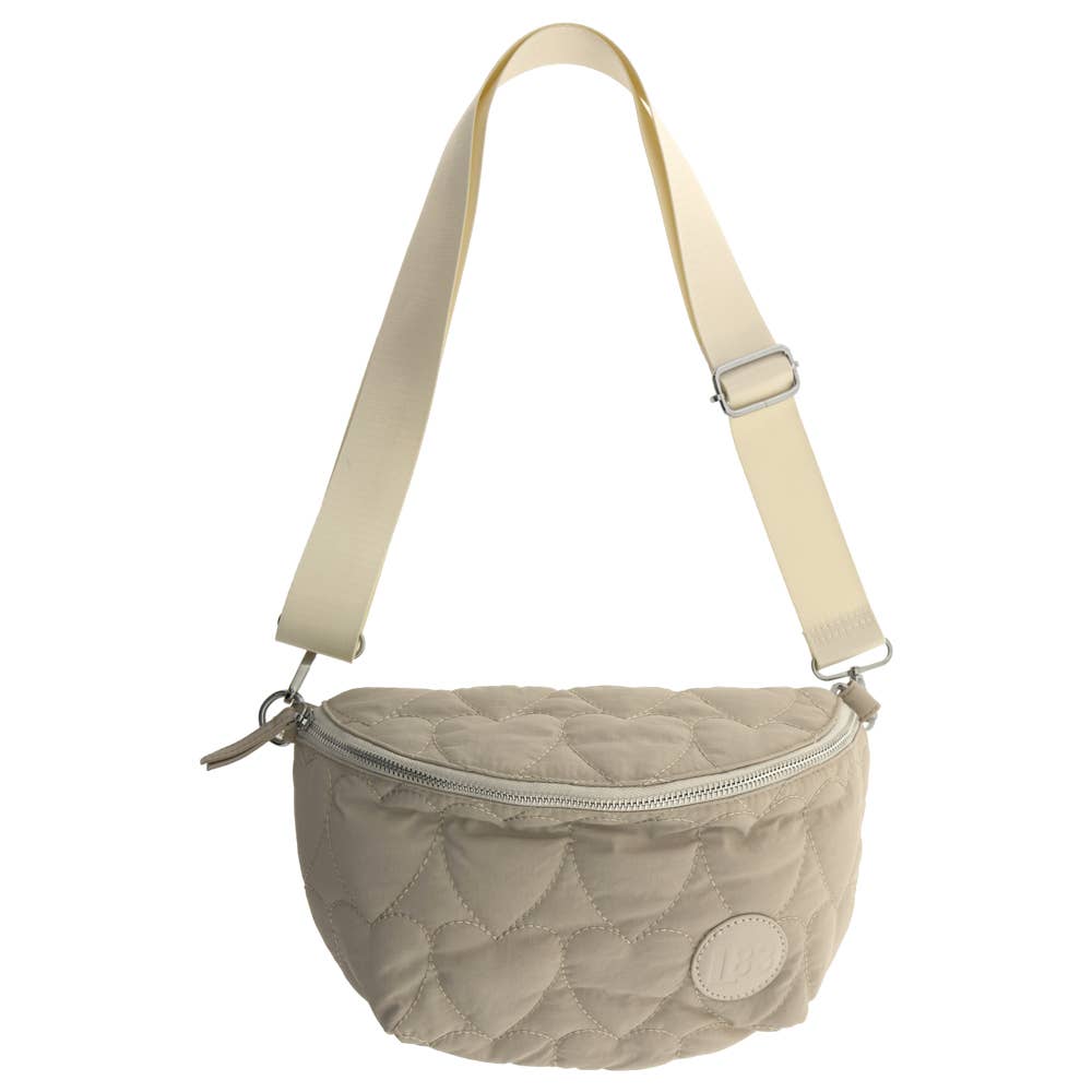 Sac banane JILL coeur Beige