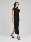 ROBE MIDI ELODIA noir