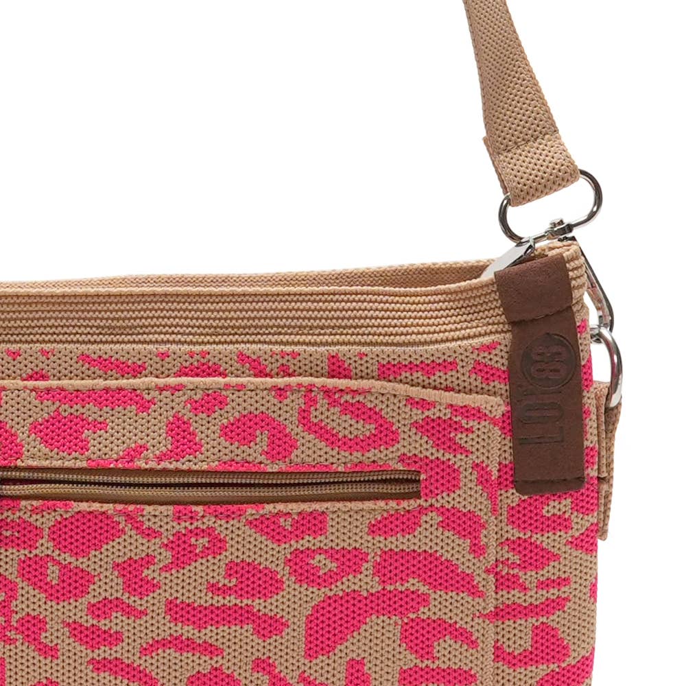 Sac KAAT Leo Beige & Fuchsia