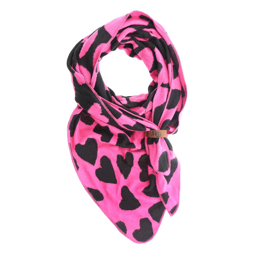 Écharpe Luna Rose Noir