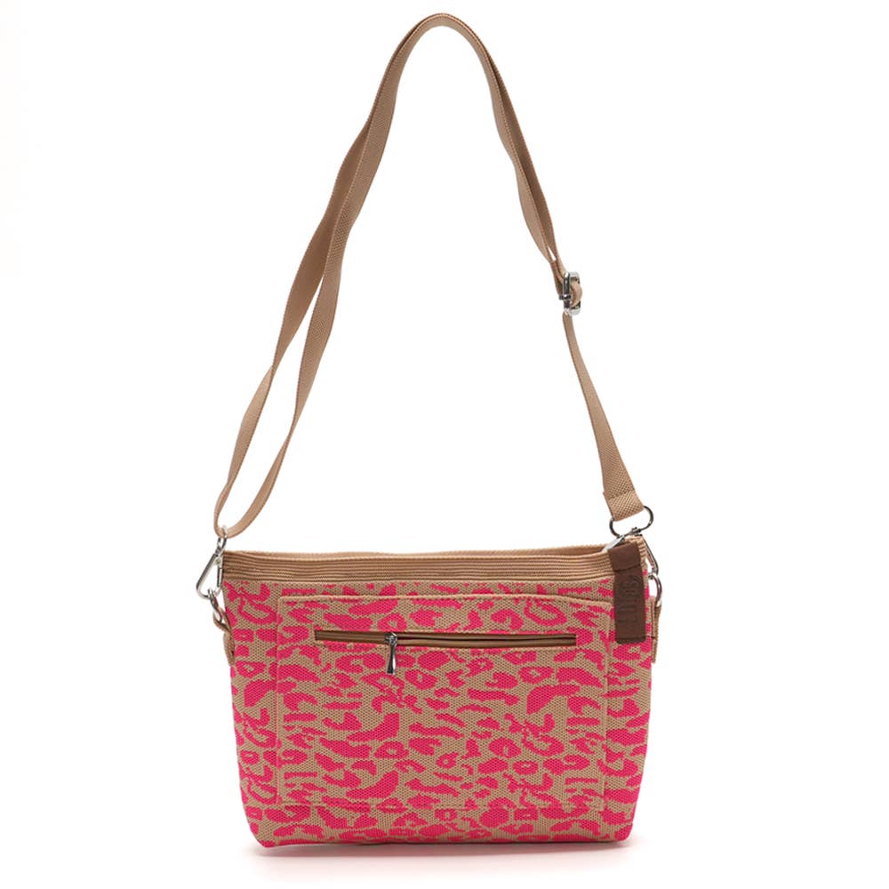 Sac KAAT Leo Beige & Fuchsia