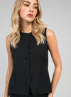 GILET DE COSTUME ZOLA noir