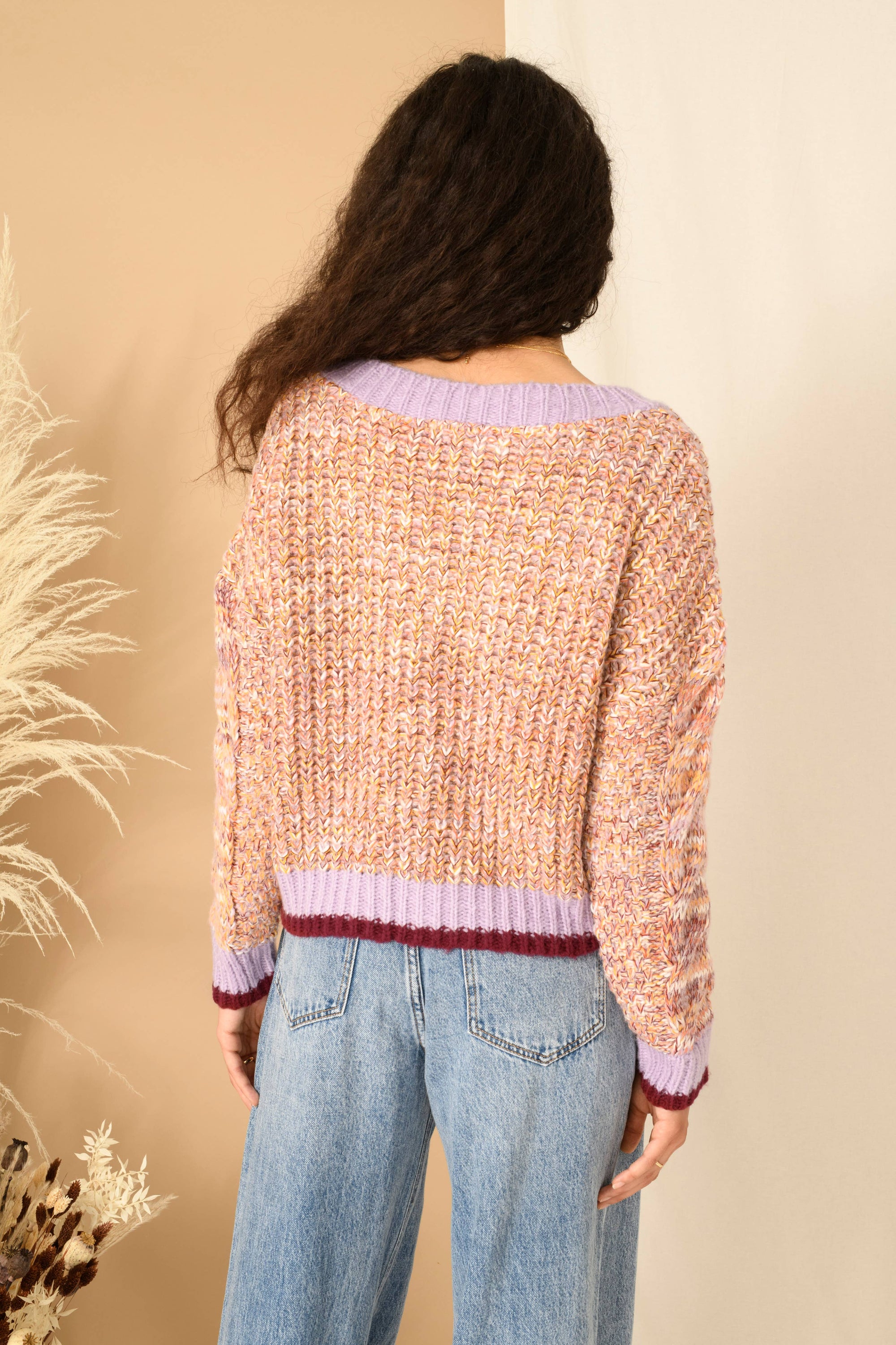 Pull à col en V Amy Cable