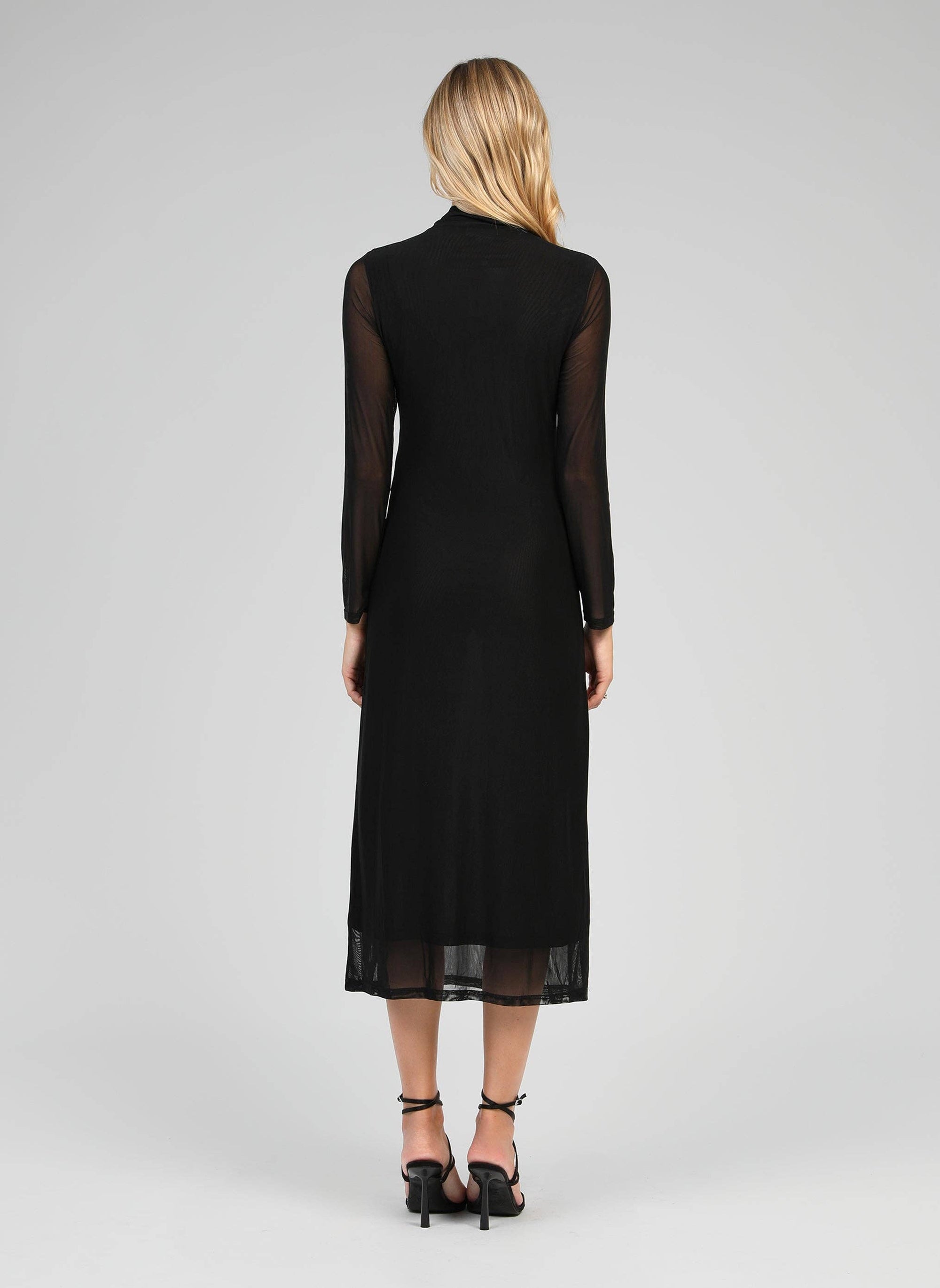 ROBE MIDI EBASILE noir