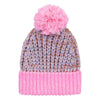 Bonnet Lolly Hat Twist Bobble rose | Bonnet tricoté | Chapeaux