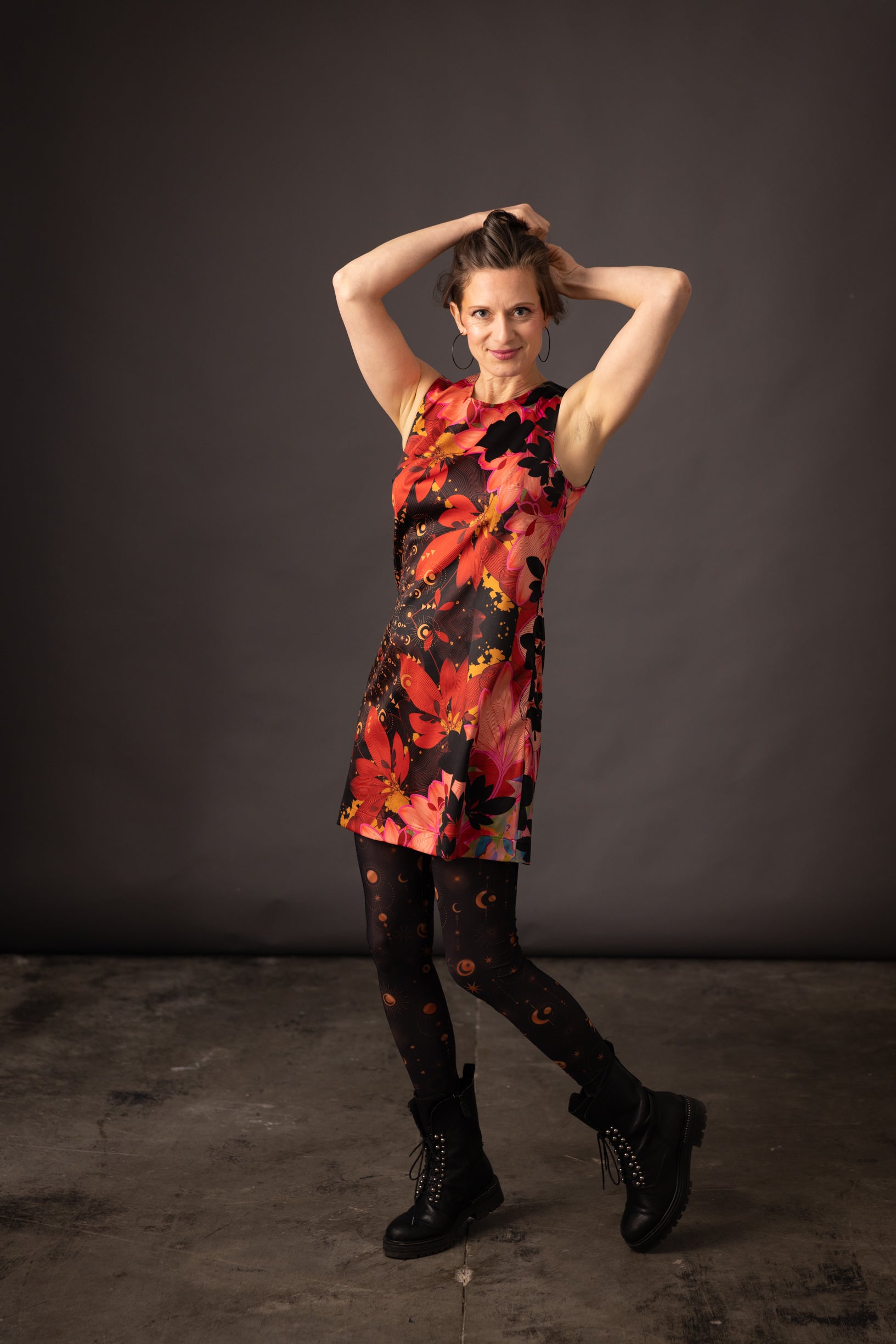 Robe chasuble TABATA Mandala Ambre