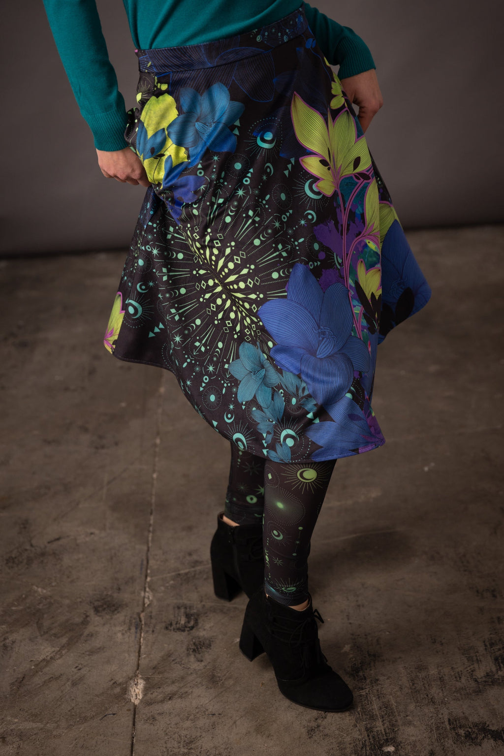 DELIO Luna Emeraude printed leggings