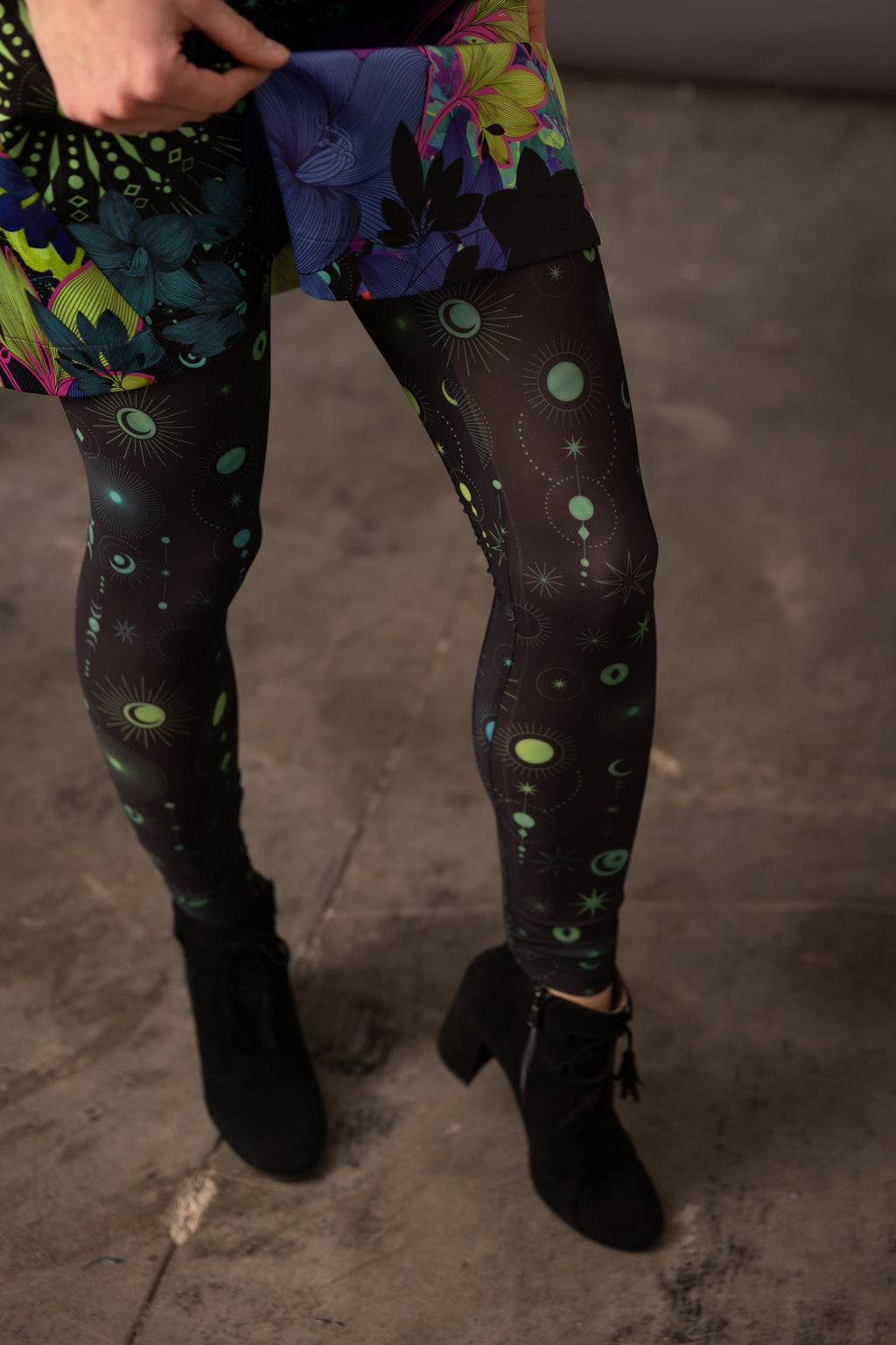 DELIO Luna Emeraude printed leggings