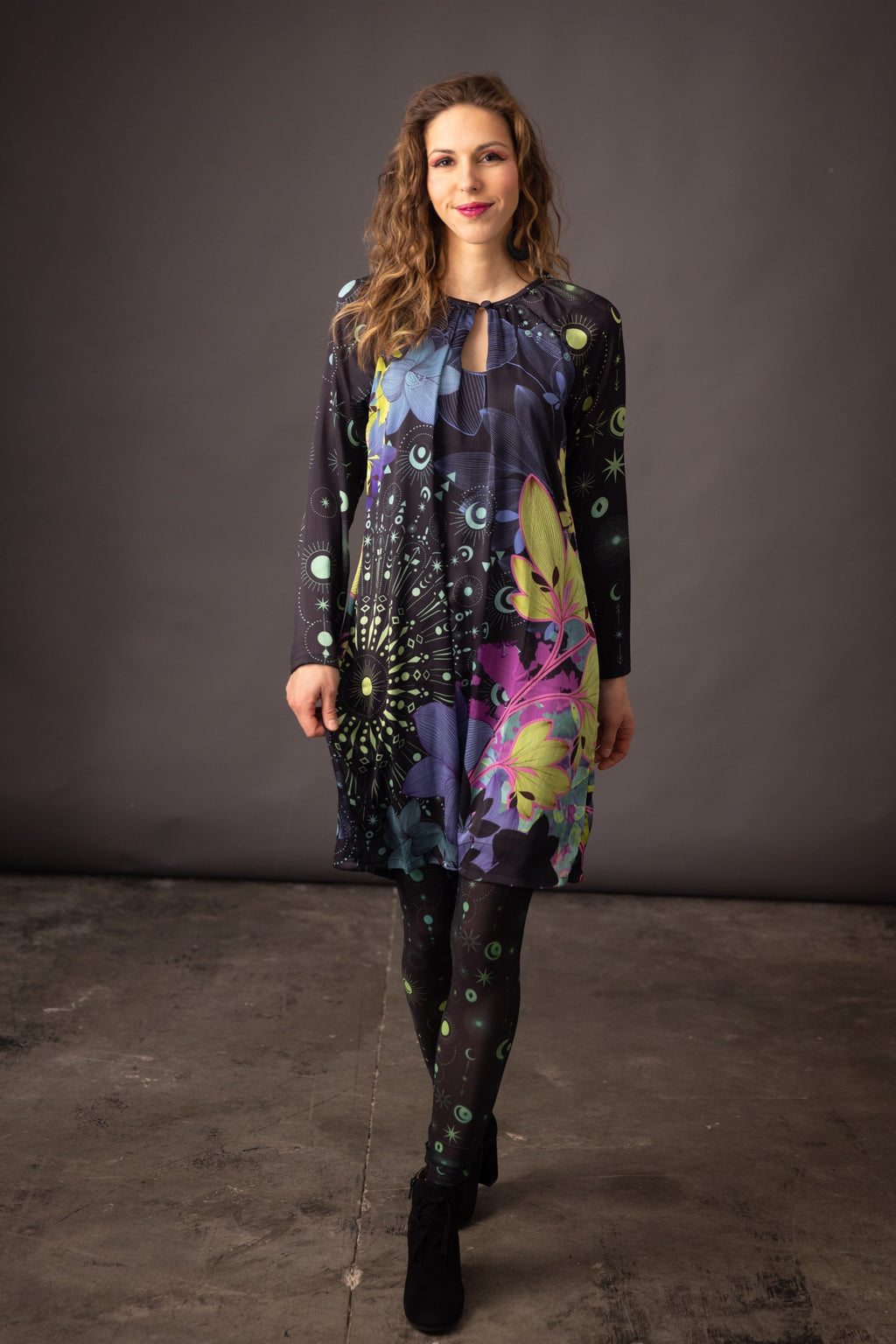 DELIO Luna Emeraude printed leggings