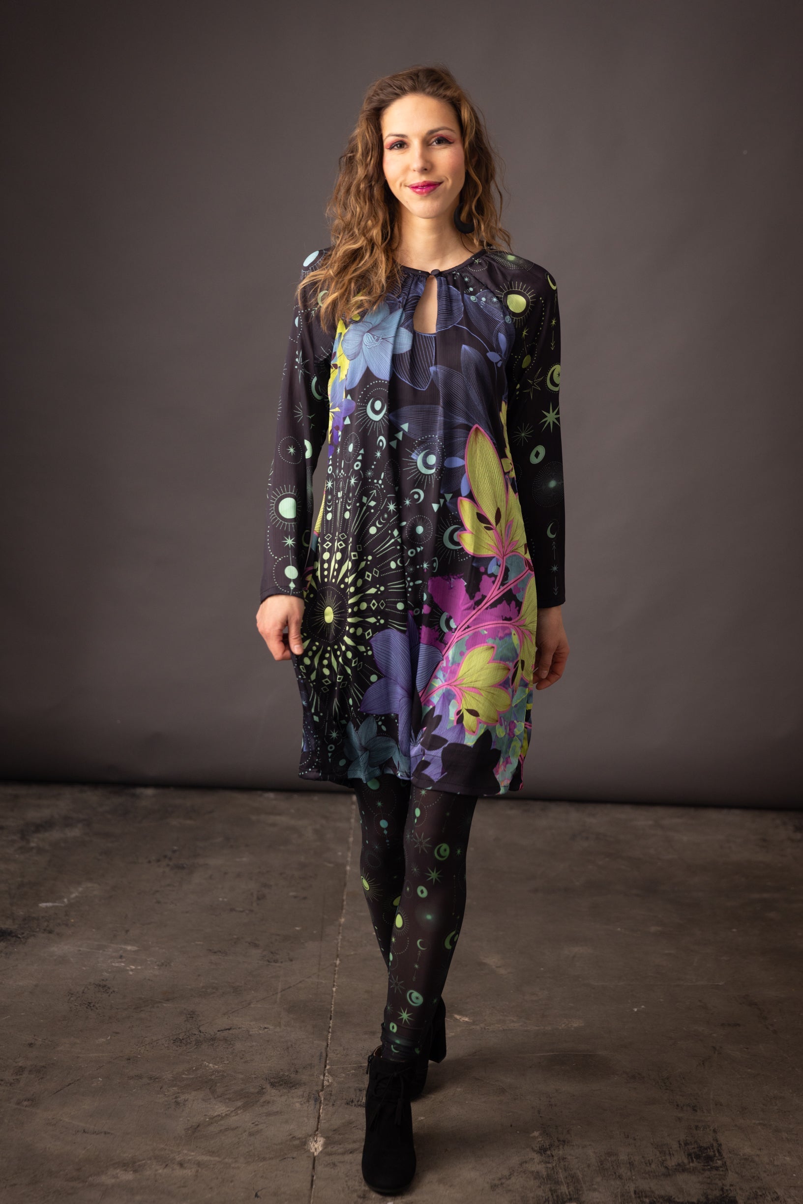 DELIO Luna Emeraude printed leggings