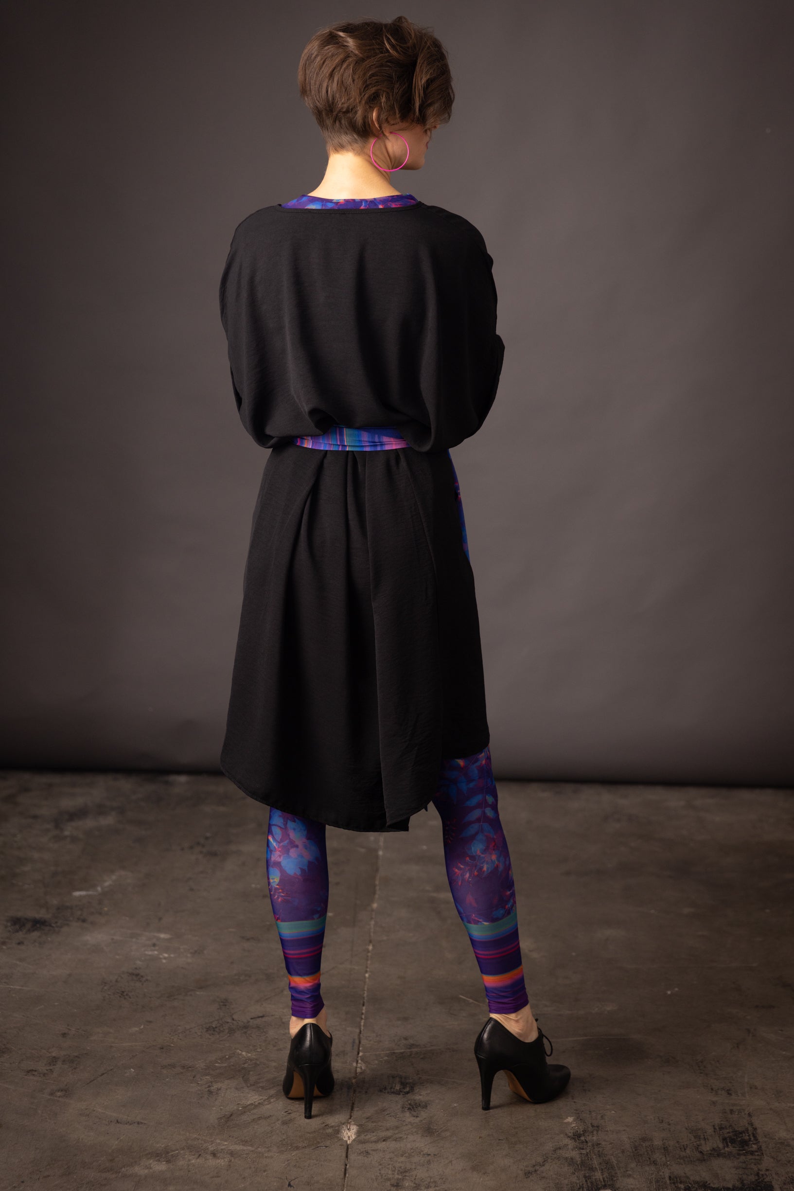 DELIO Natura Indigo printed leggings 