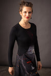 Tissu jersey molleton pour robe RITA SORCIERE
