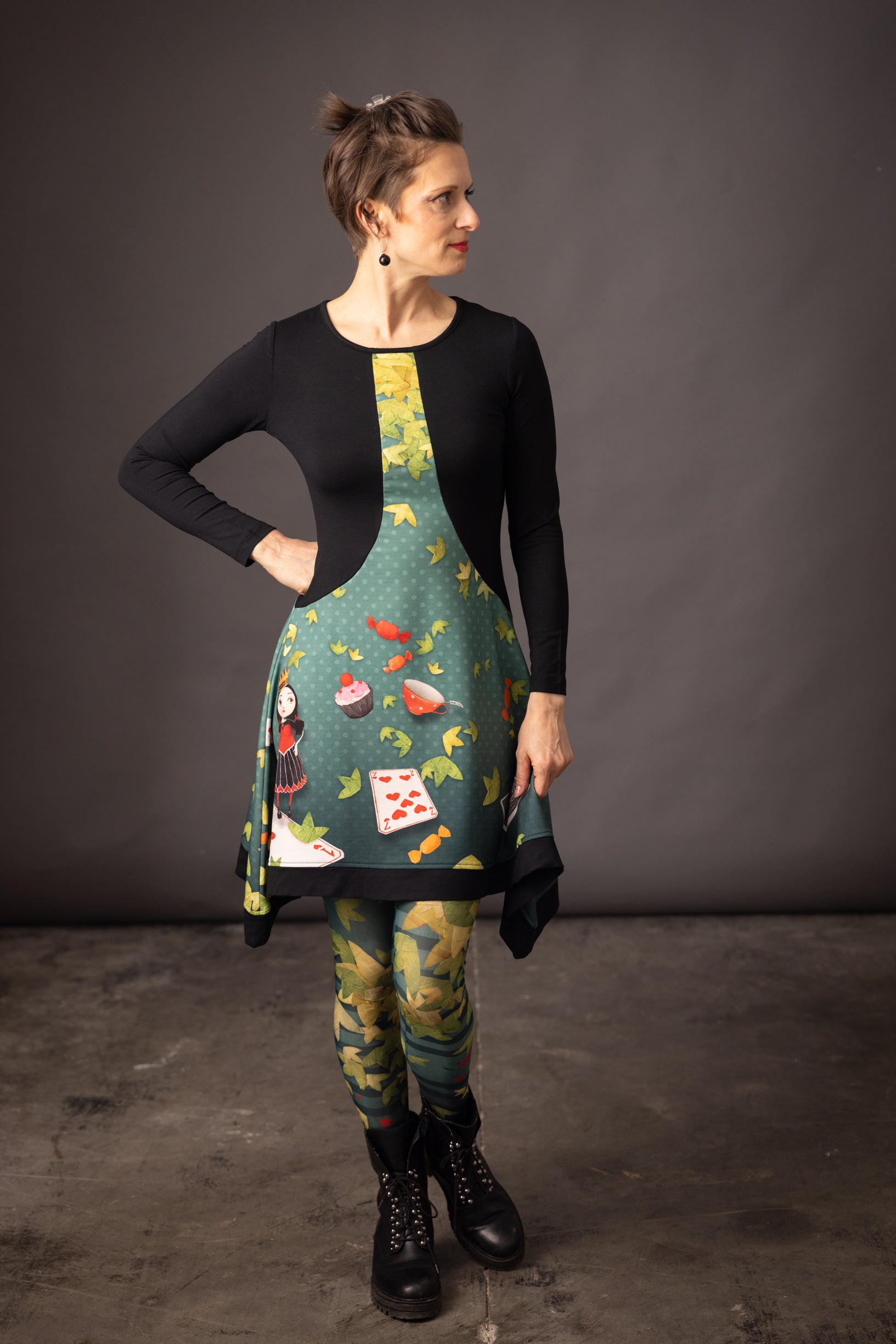 Legging imprimé DELIO ALICE vert