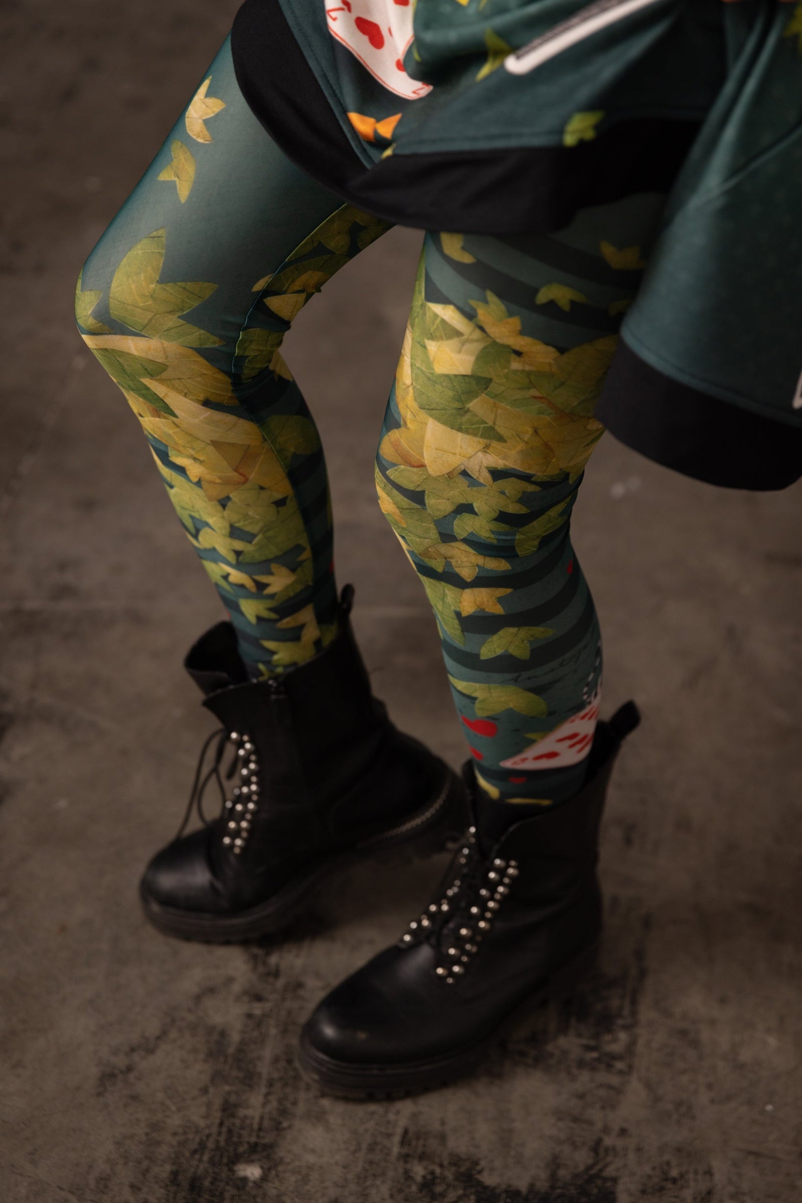 Legging imprimé DELIO ALICE vert