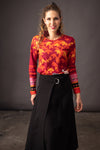 Tissu jersey molleton pour TS TOM ALICE Bordeaux