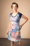Robe jersey imprimé HERINE BABYLONE