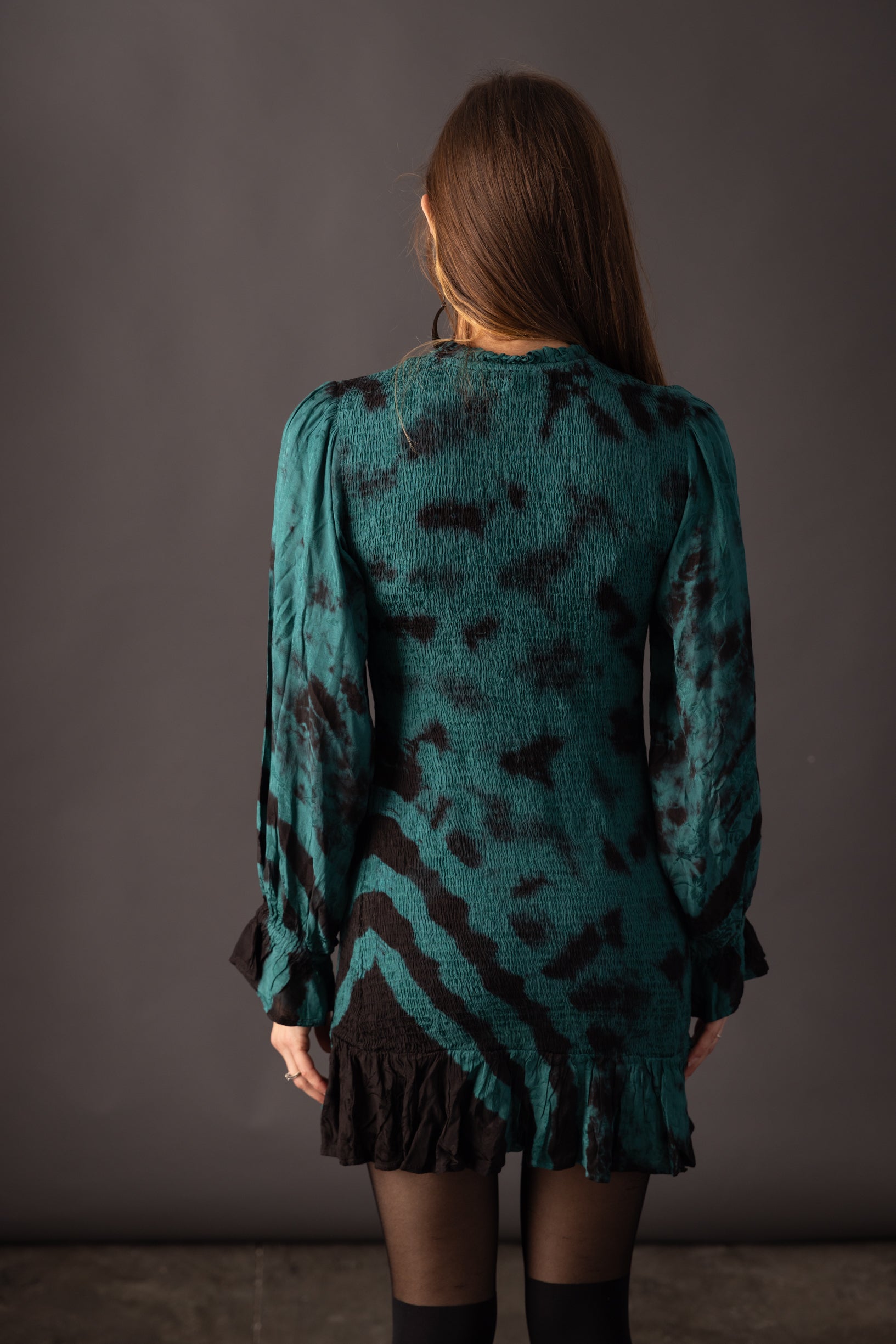 Robe smoke verte ARYA