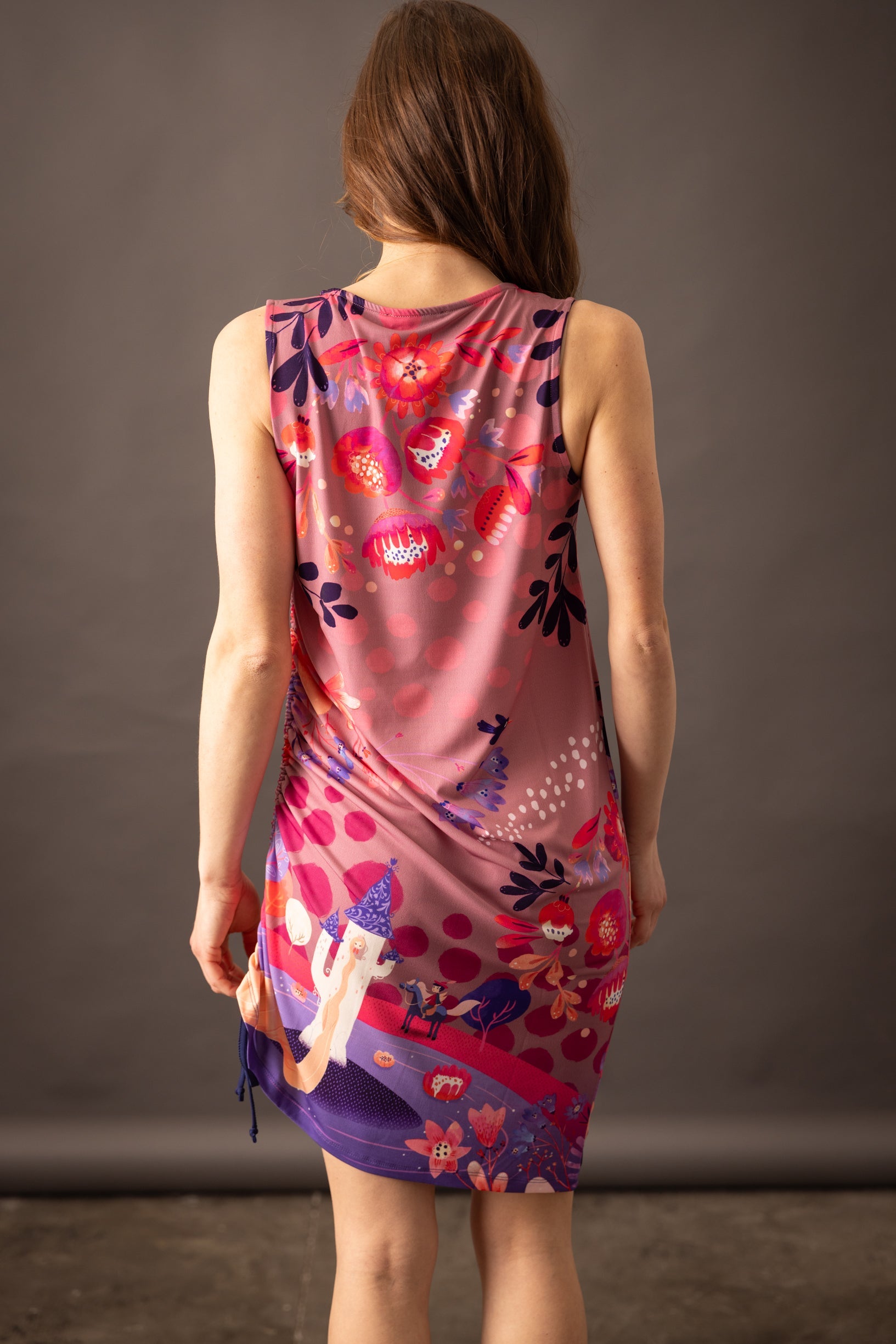 Robe fronce SOLIFLORE RAIPONCE