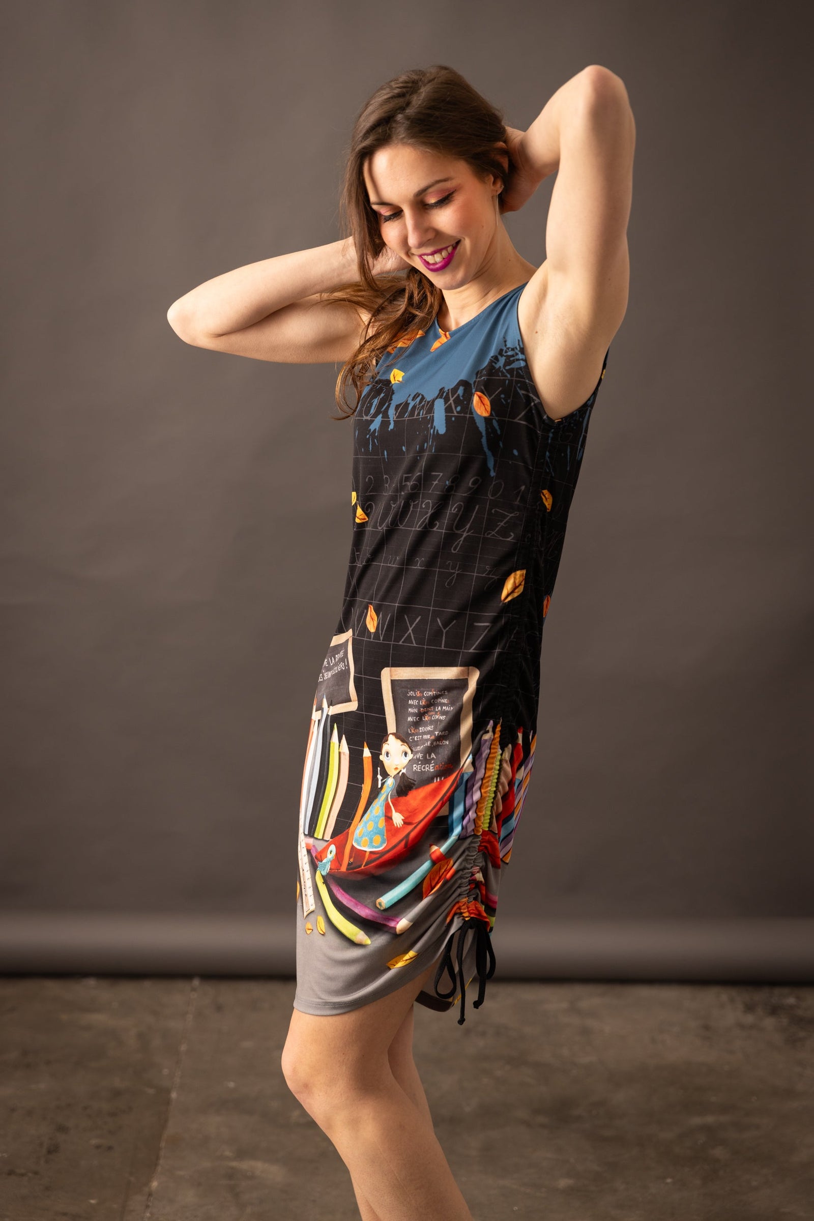 Robe fronce SOLIFLORE RECREATION