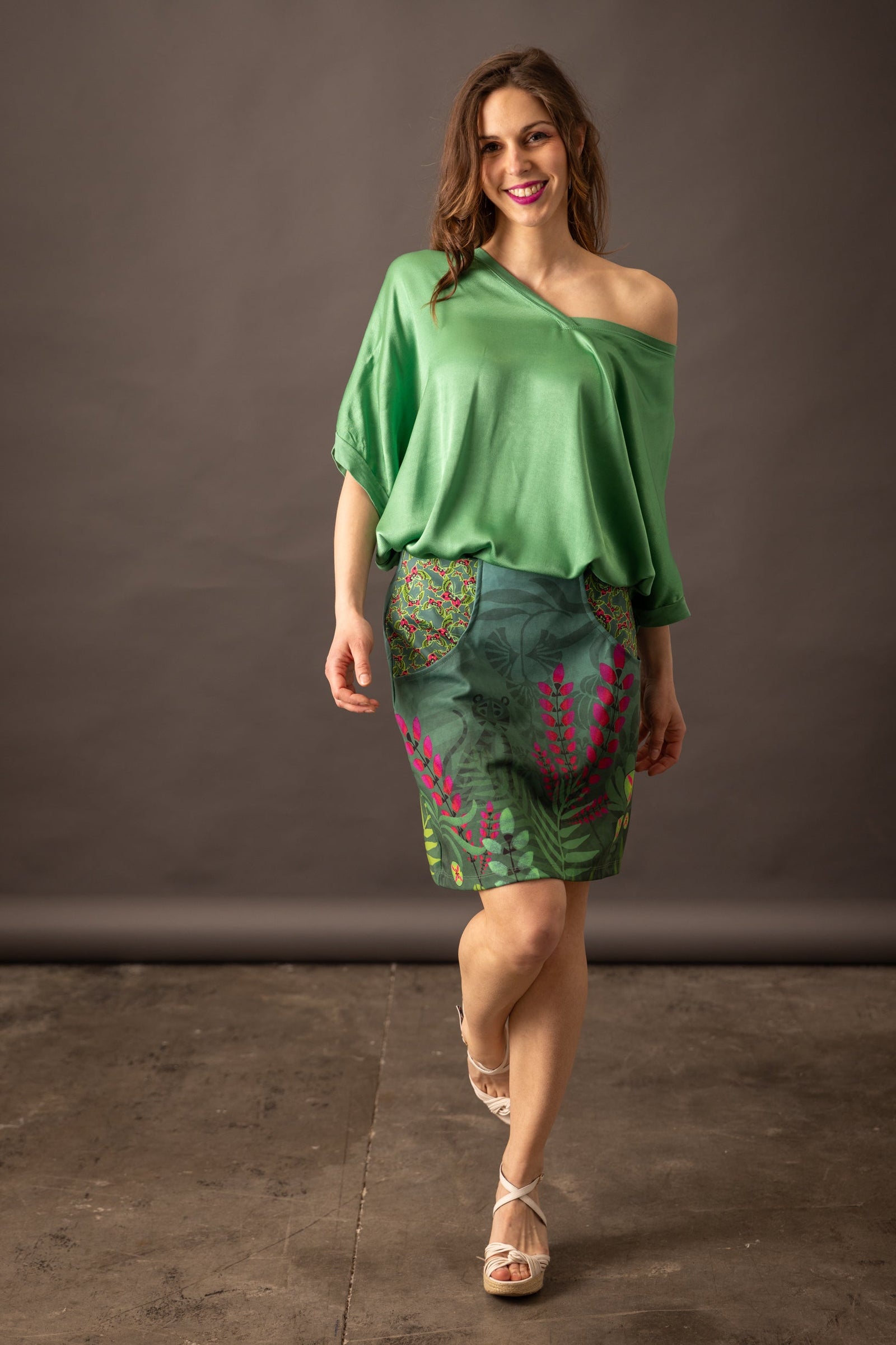 Jupe TOTEM TROPIQUE VERT