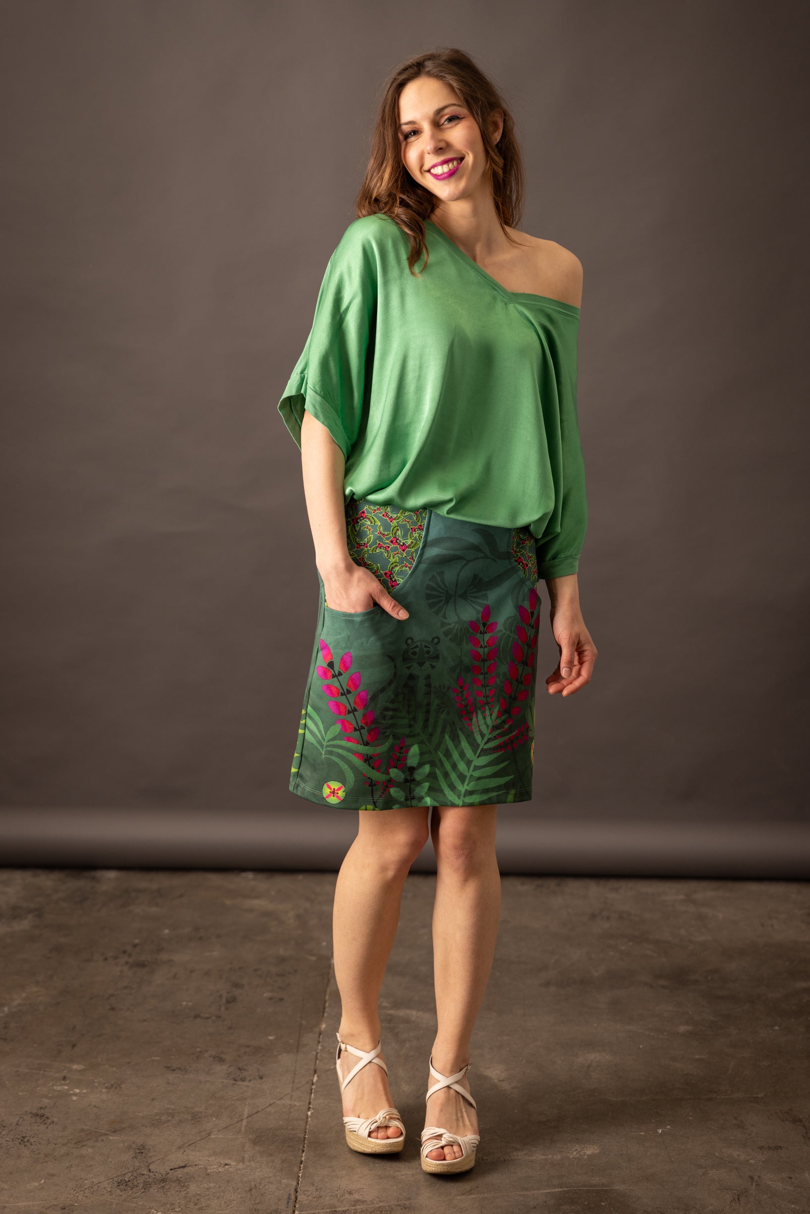 Tee-shirt satin SANTA VERT
