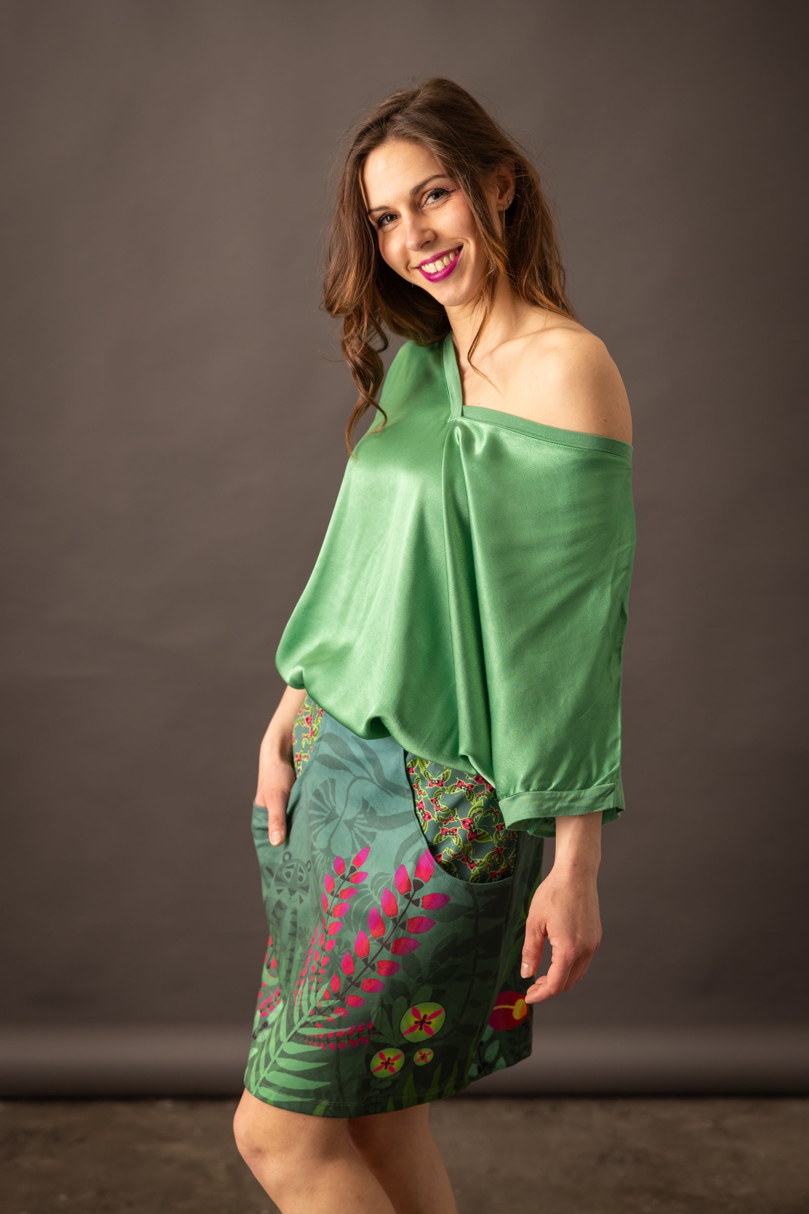 Jupe TOTEM TROPIQUE VERT