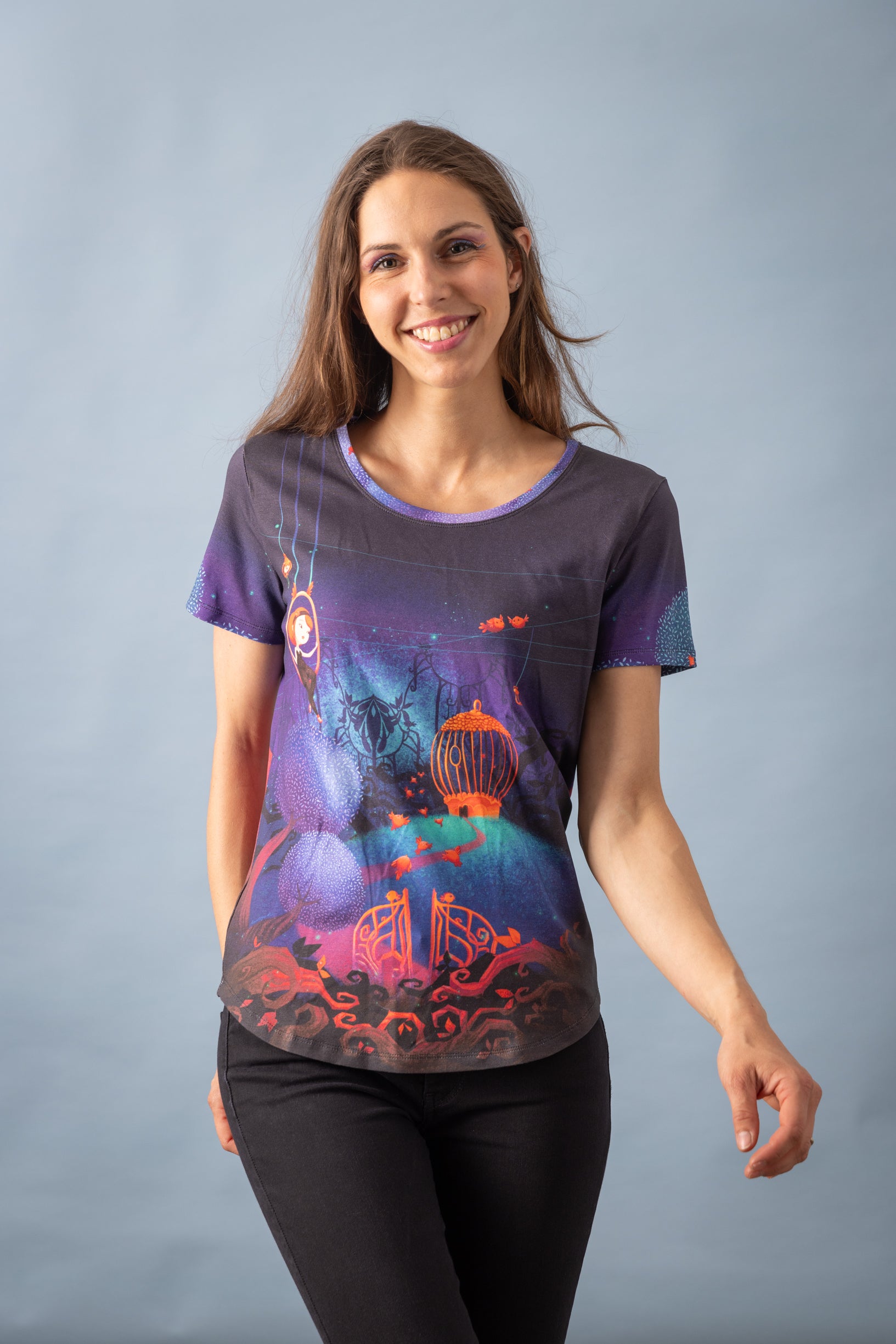 VESTA BIRD CAGE cotton T-shirt 