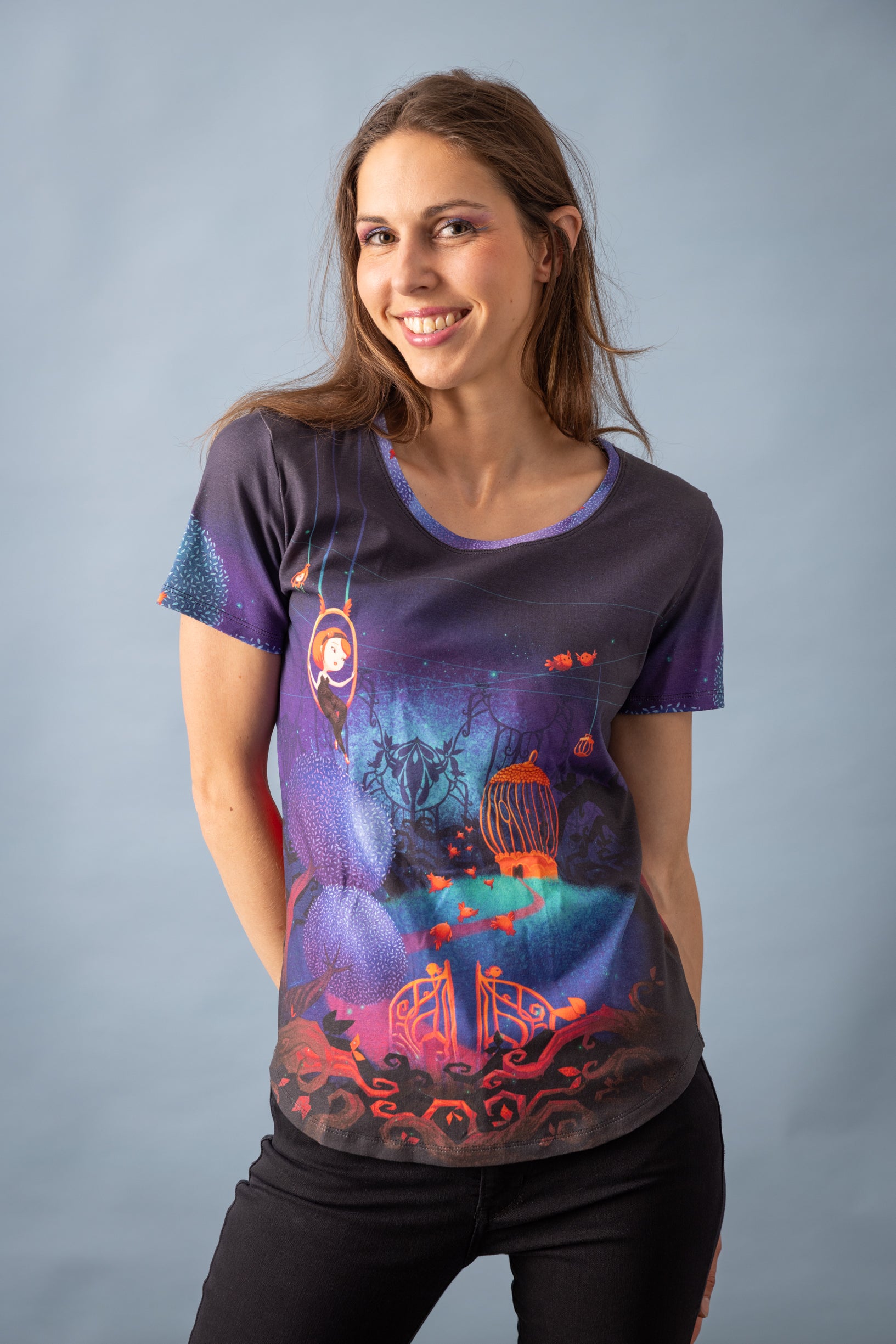 VESTA BIRD CAGE cotton T-shirt 