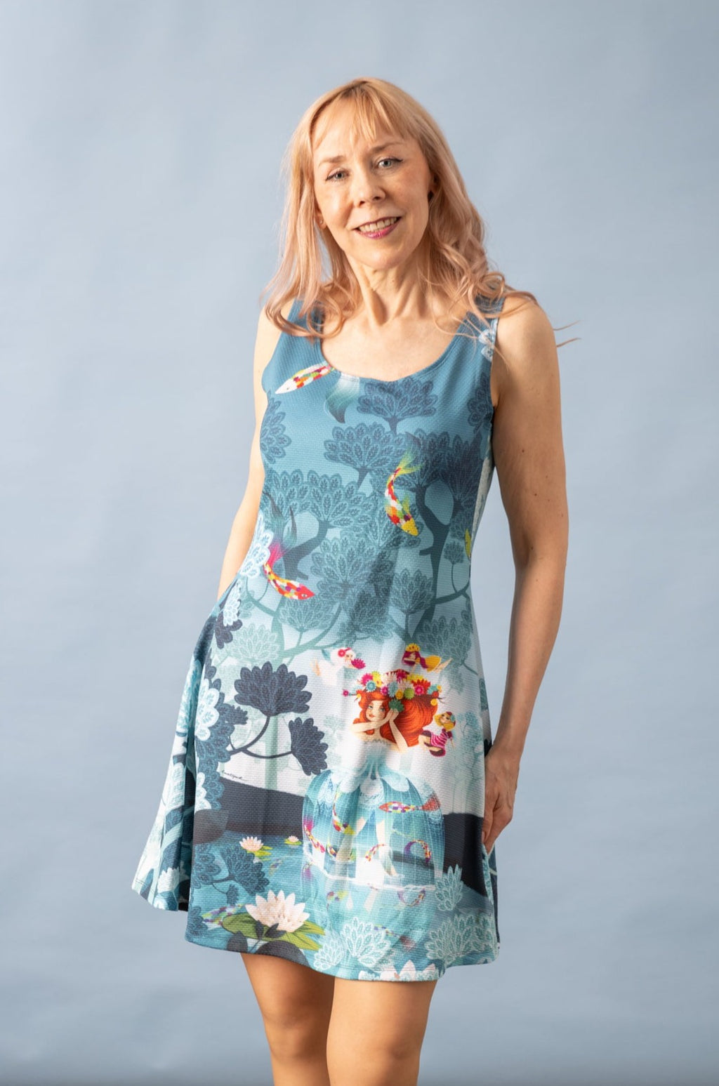VIDYA ONDINE skater dress