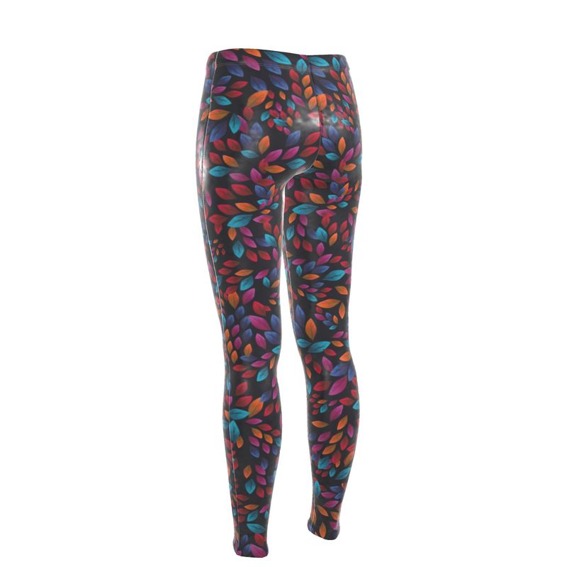 VELVET GUINGUETTE velvet printed leggings
