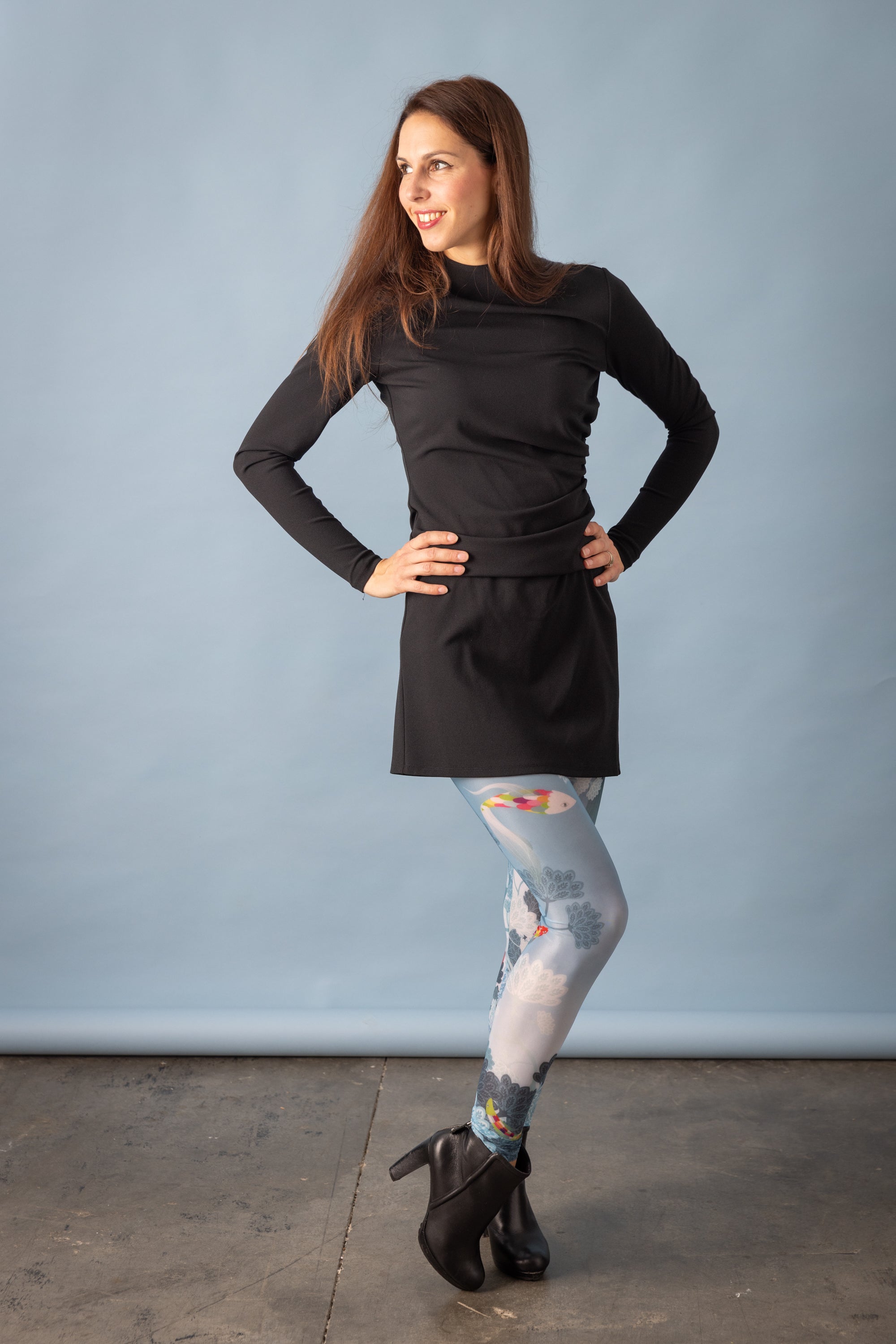 DELIO ONDINE printed leggings 