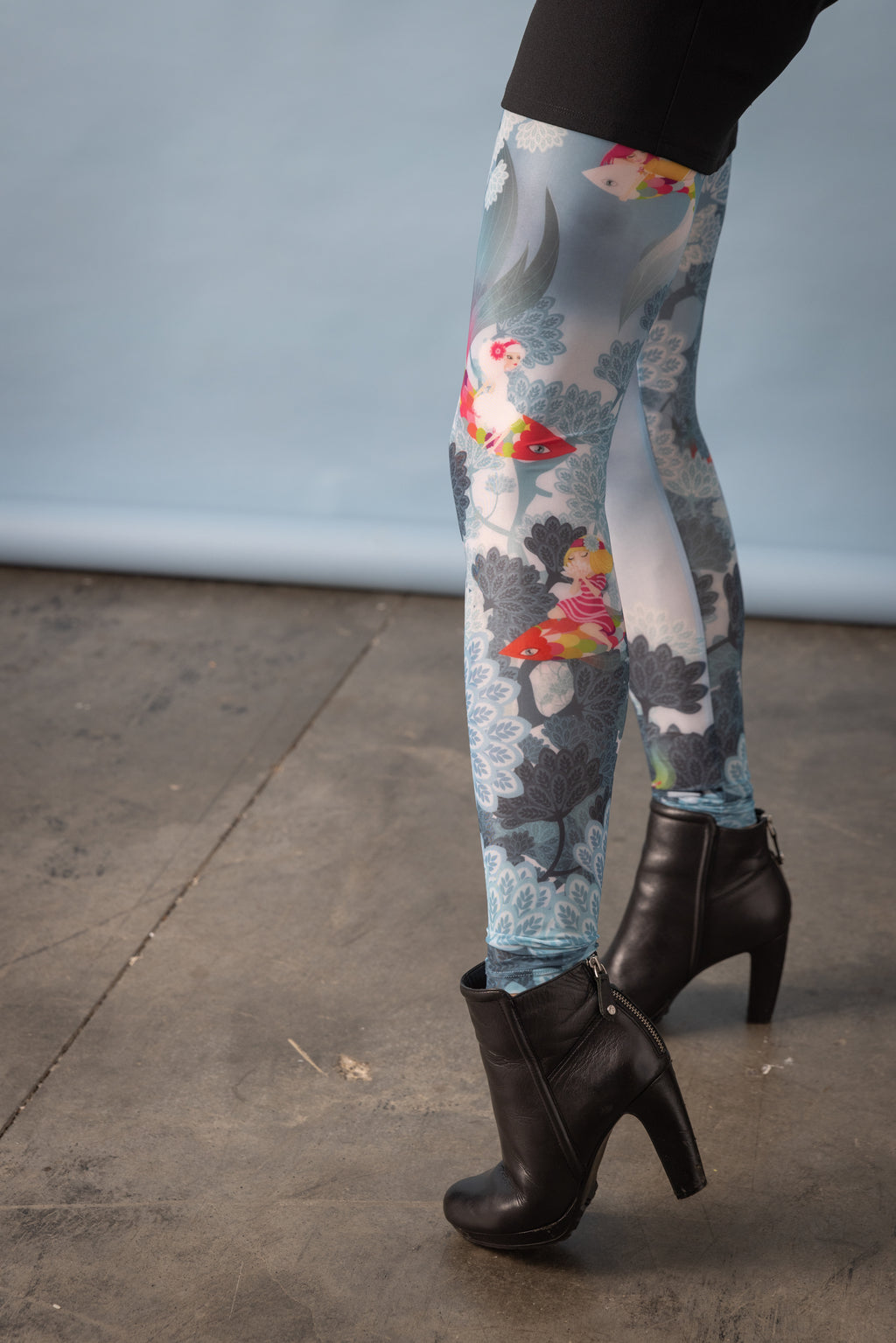 DELIO ONDINE printed leggings 