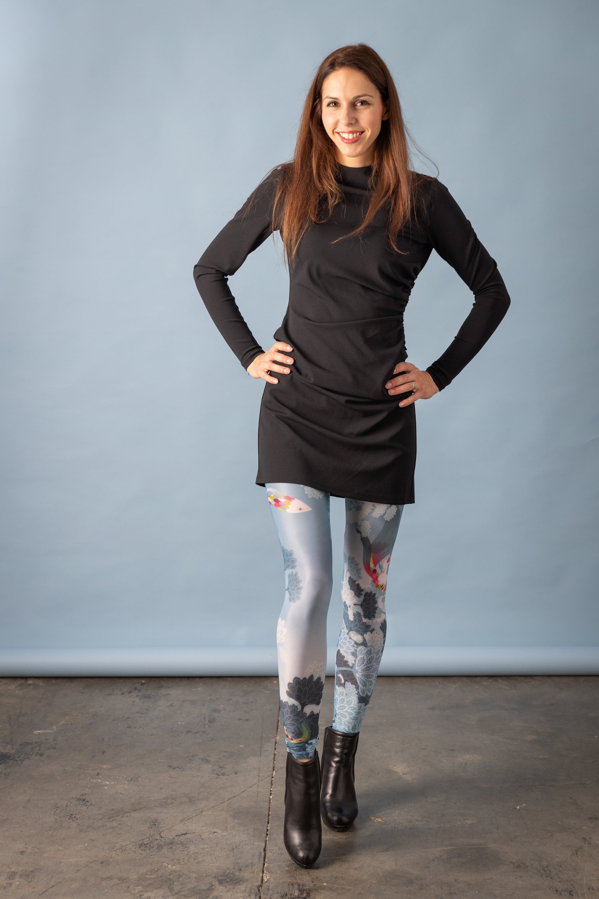 DELIO ONDINE printed leggings 