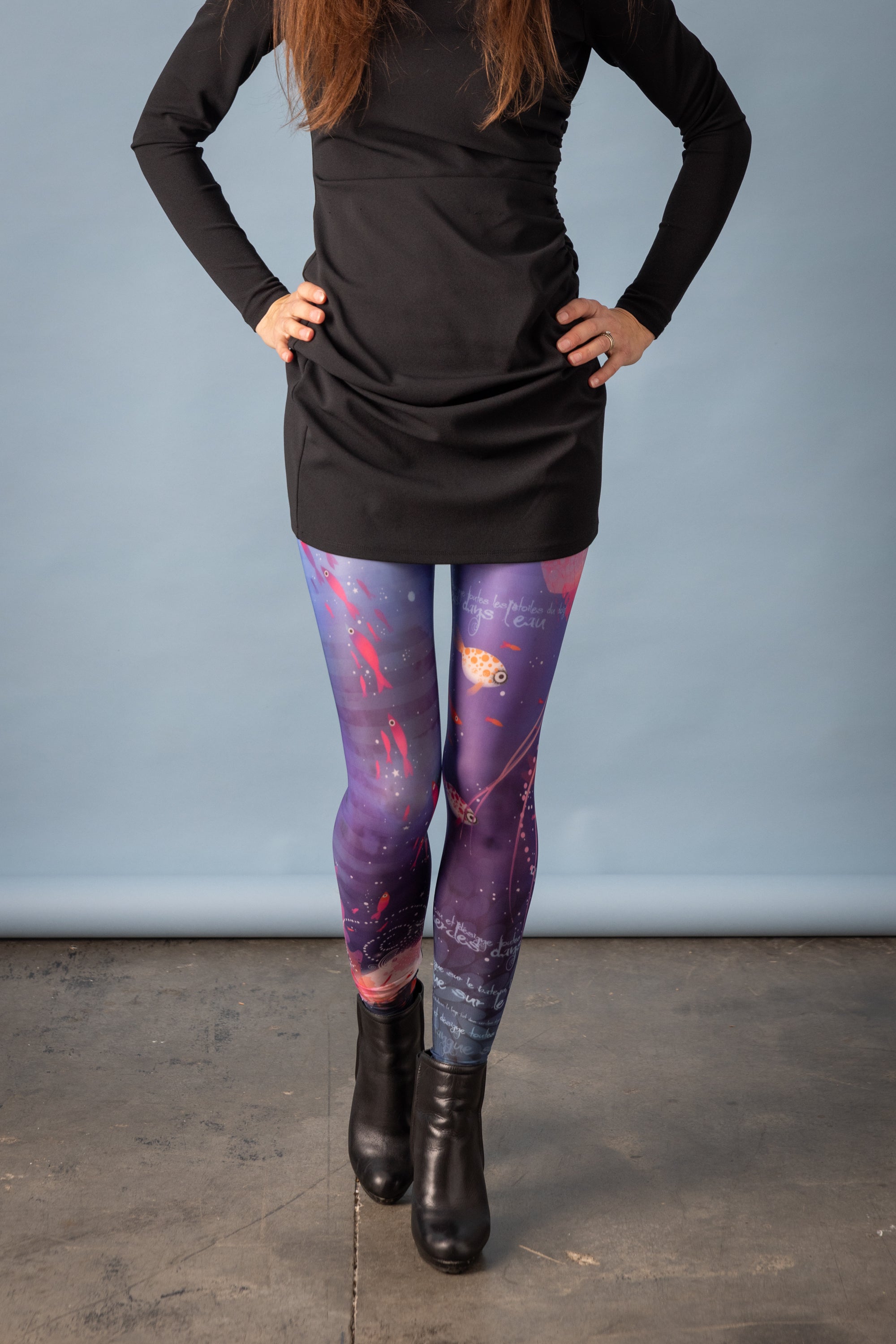 DELIO MER printed leggings 