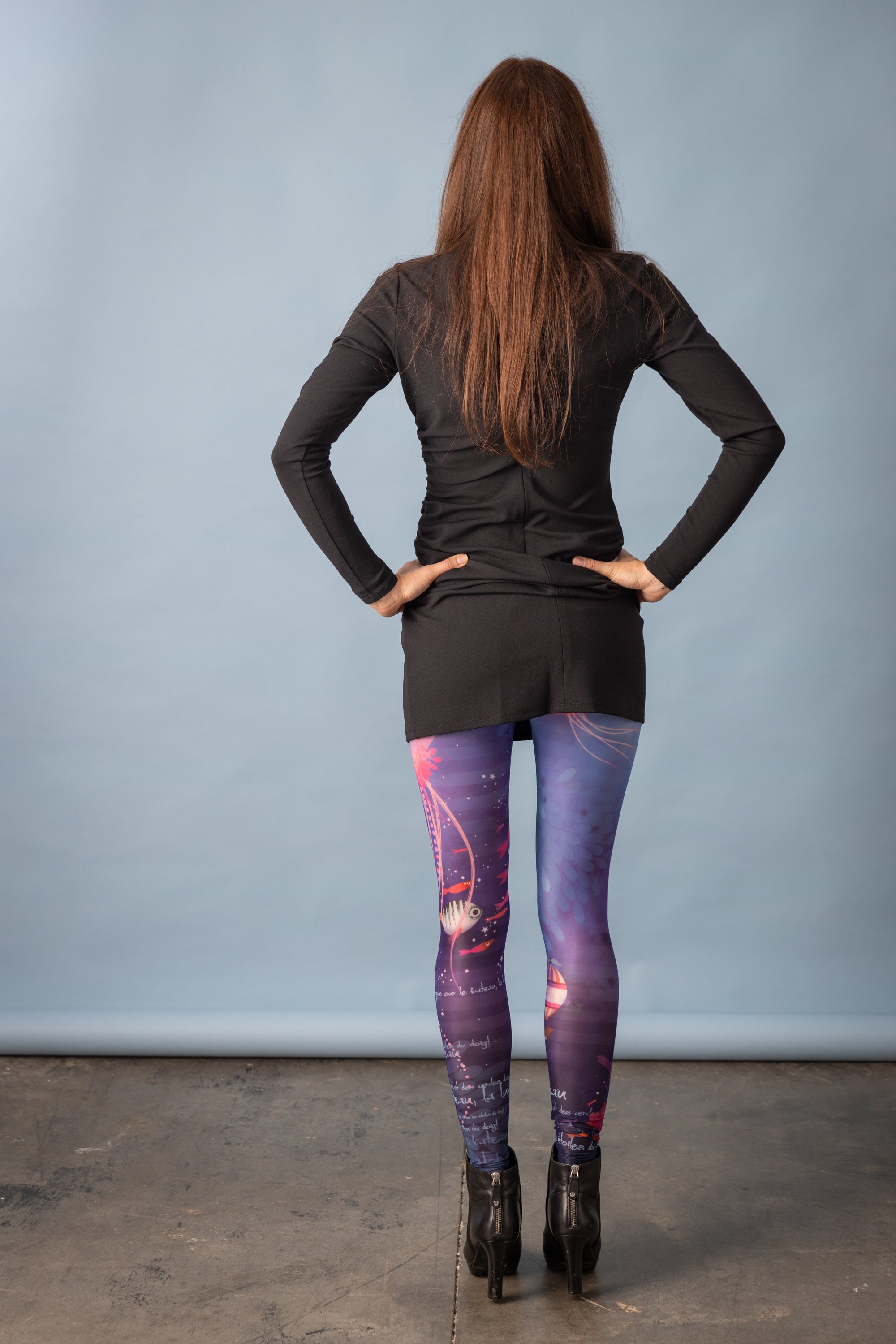 DELIO MER printed leggings 