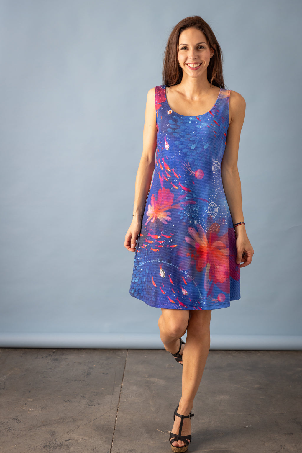 Précommande Robe patineuse ANYA MER